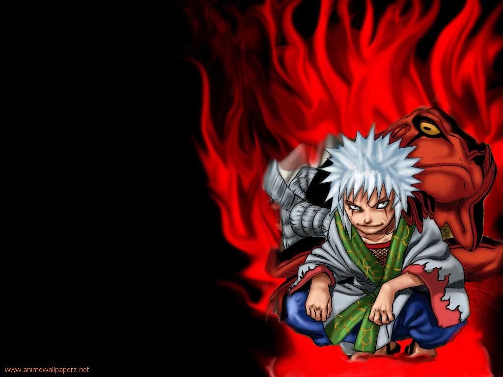 1024x768 Jiraiya Chibi Gamakichi 01