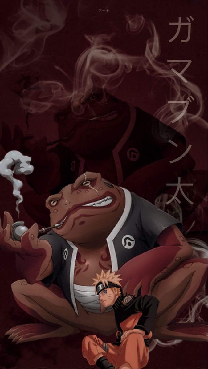 675x1200 Wallpaper Gamabunta. Kartun, Gambar anime, Gambar