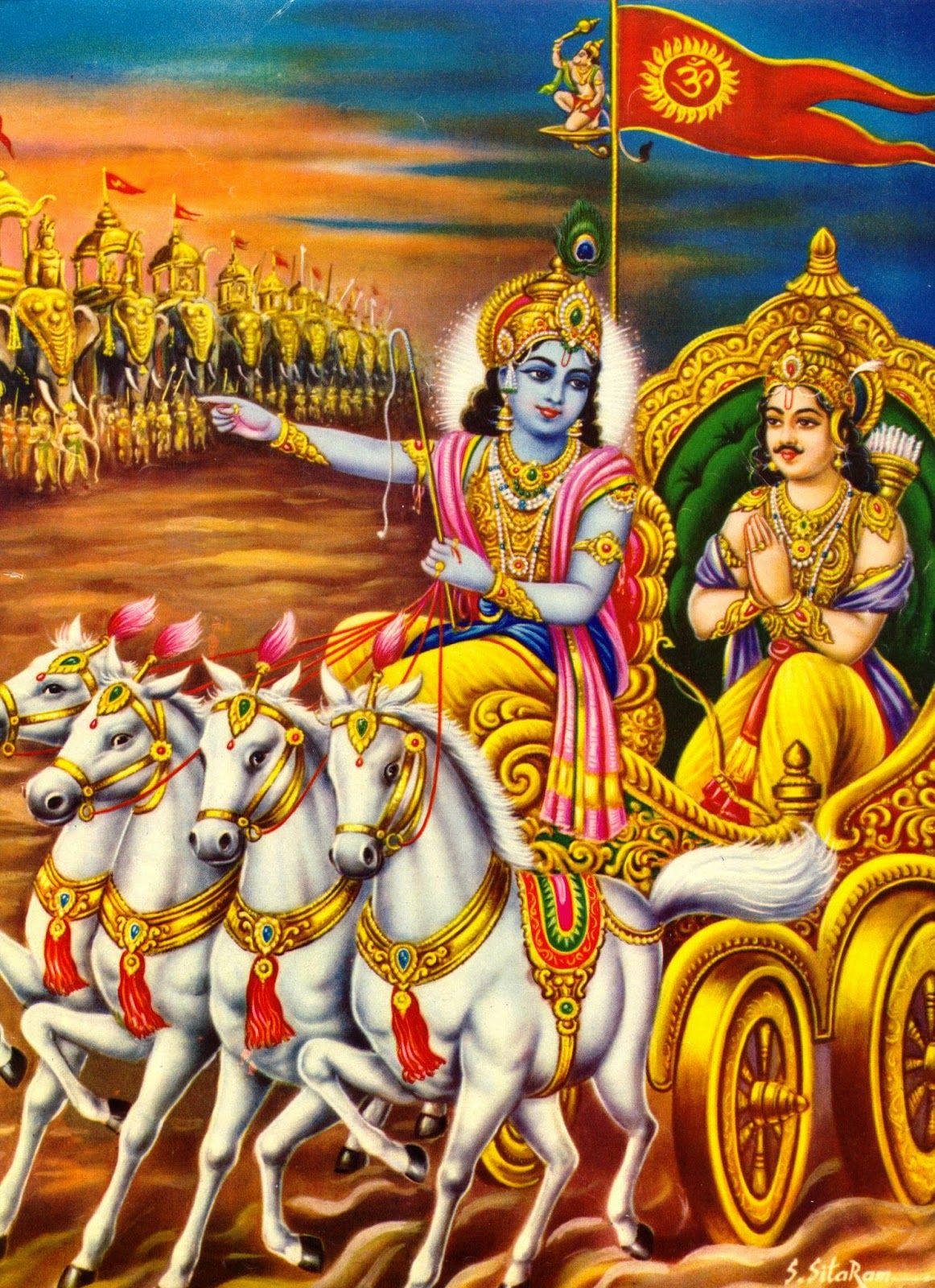 1162x1600 Latest Krishna Wallpaper and Krishna picture: Lord Krishna as Charioteer of Arjuna