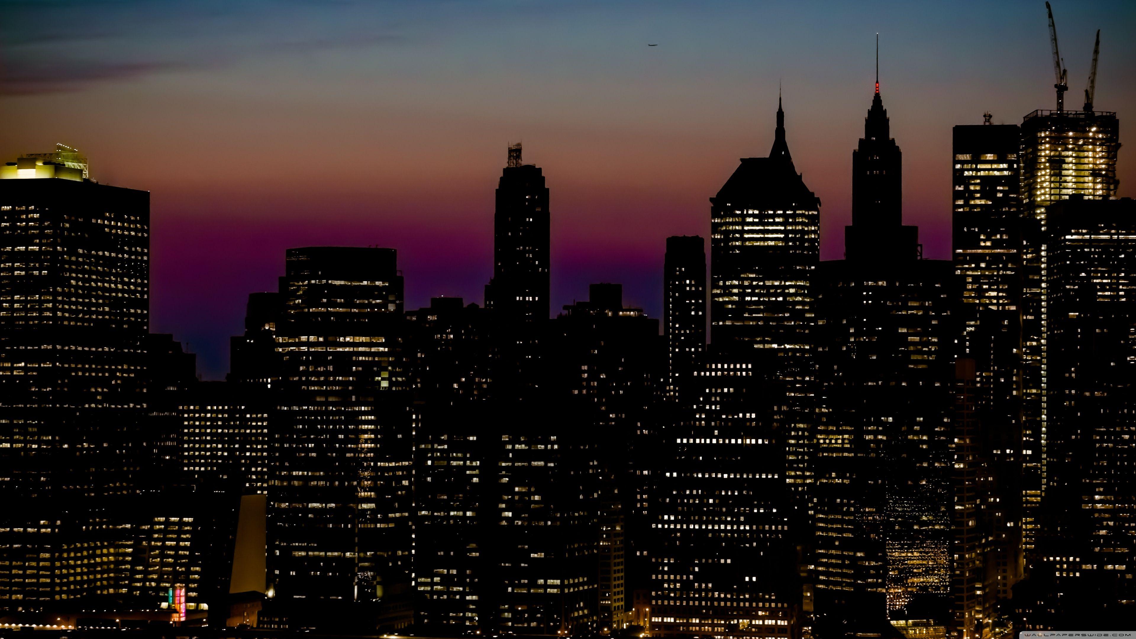 3840x2160 Manhattan Cityscape Wallpaper 26 X 2160
