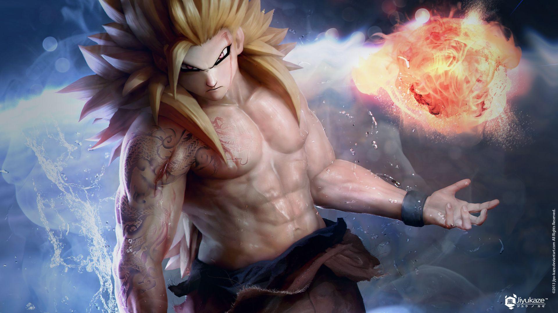 1920x1080 Goku Super Saiyan 4 HD Wallpaper