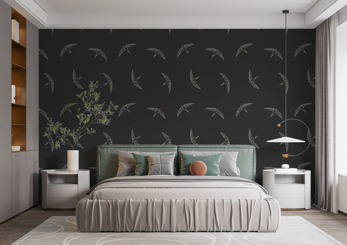 1200x847 Bedroom Wallpaper : 6 Creative Ideas for a Modern Bedroom wall