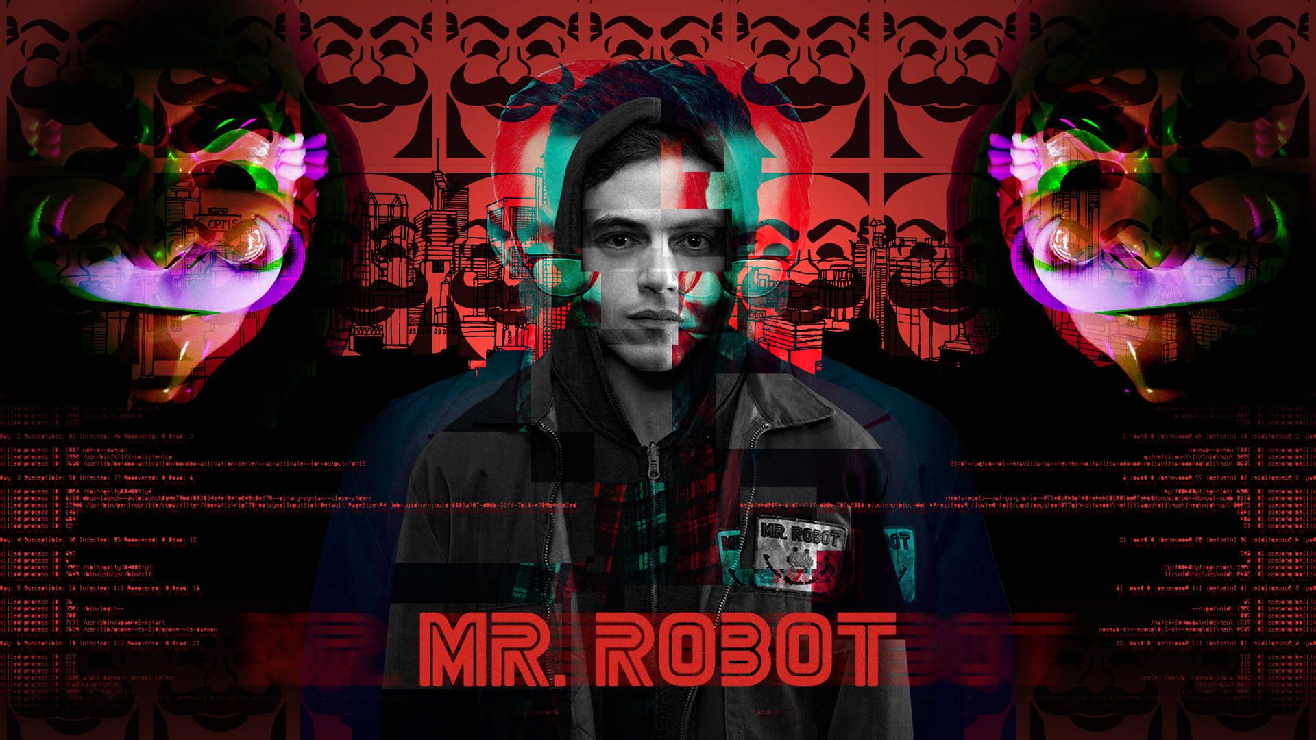 1920x1080 Download Elliot Alderson 64k Ultra HD Hacker Wallpaper
