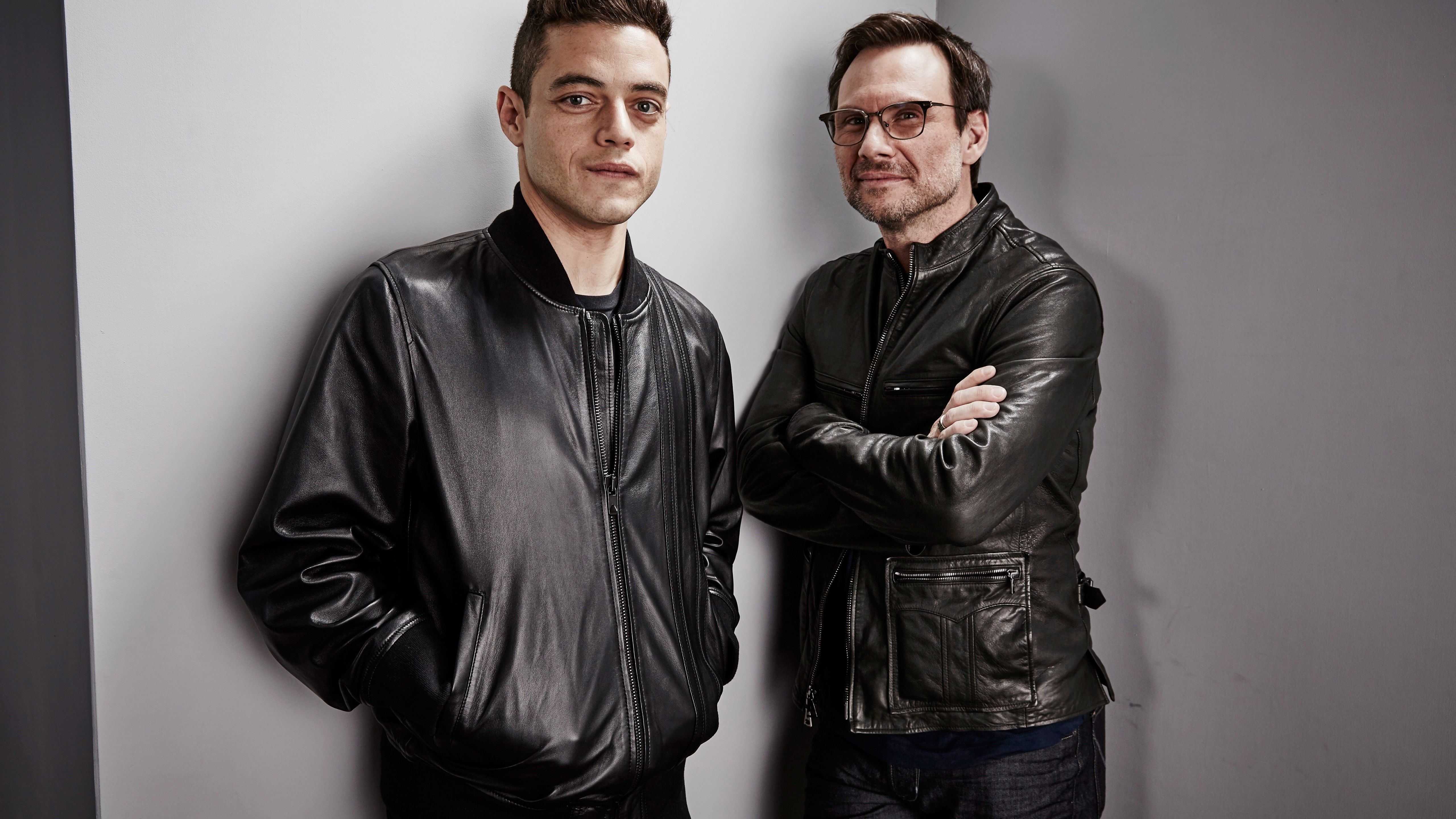 5120x2880 Wallpaper Mr. Robot 2 season, Emmy christian slater, elliot alderson, Rami Malek, best TV series, Celebrities