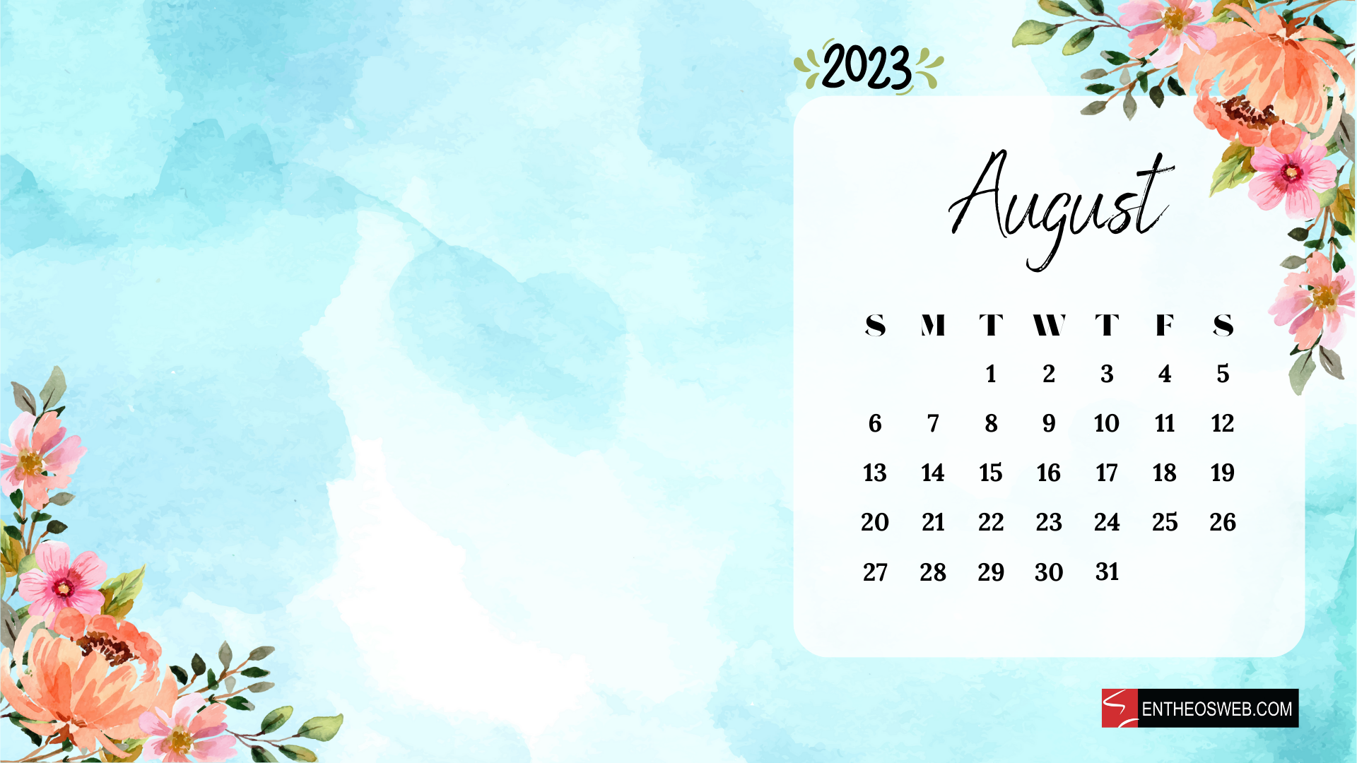 August 2023 Calendar Wallpapers Top Free August 2023 Calendar