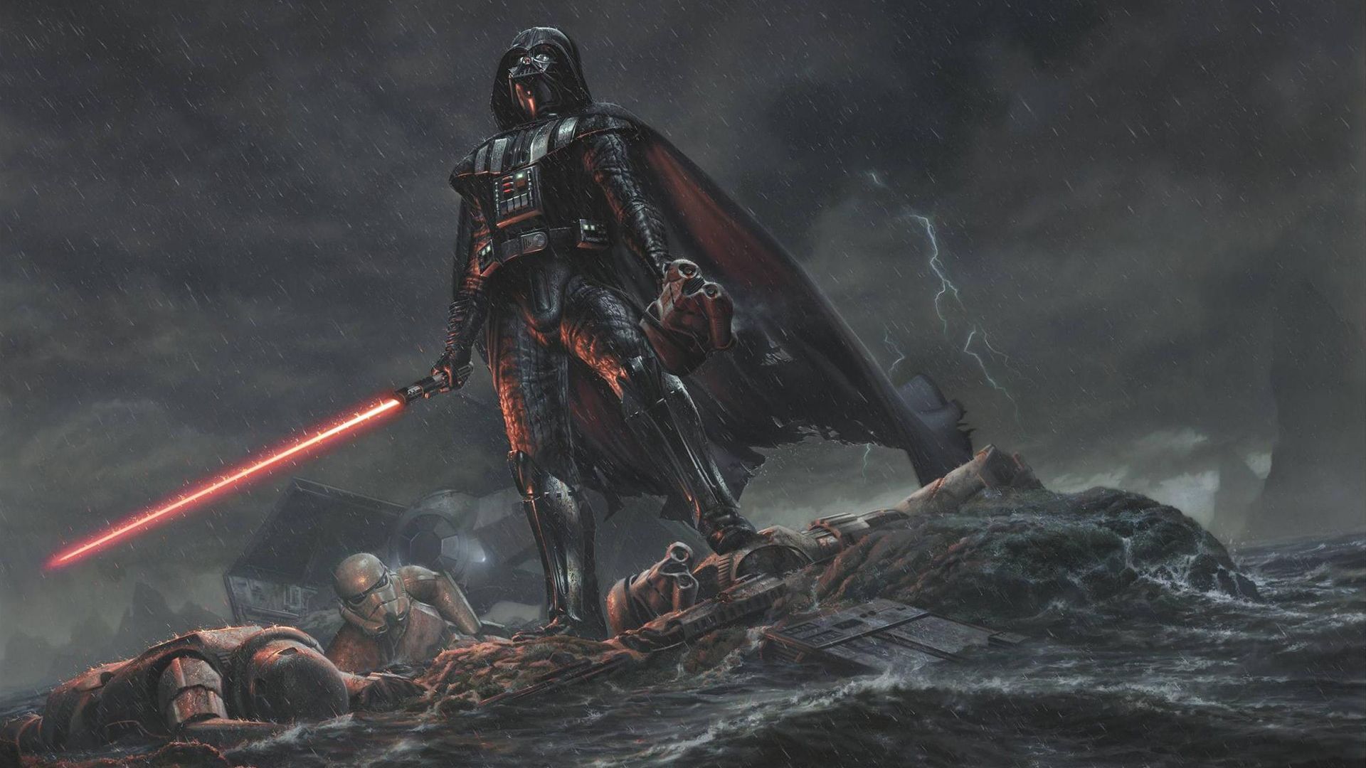 1920x1080 Desktop Wallpaper Darth Vader, Villain, Star Wars, 4k, HD Image, Picture, Background, 7e12c2