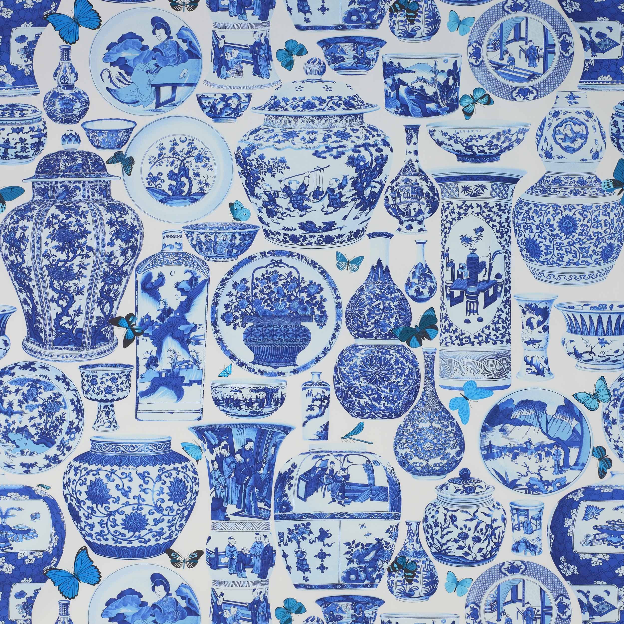 2500x2500 Blue and White Monday - Blue and White Fabric. Blue and white fabric, Blue white decor, Blue and white