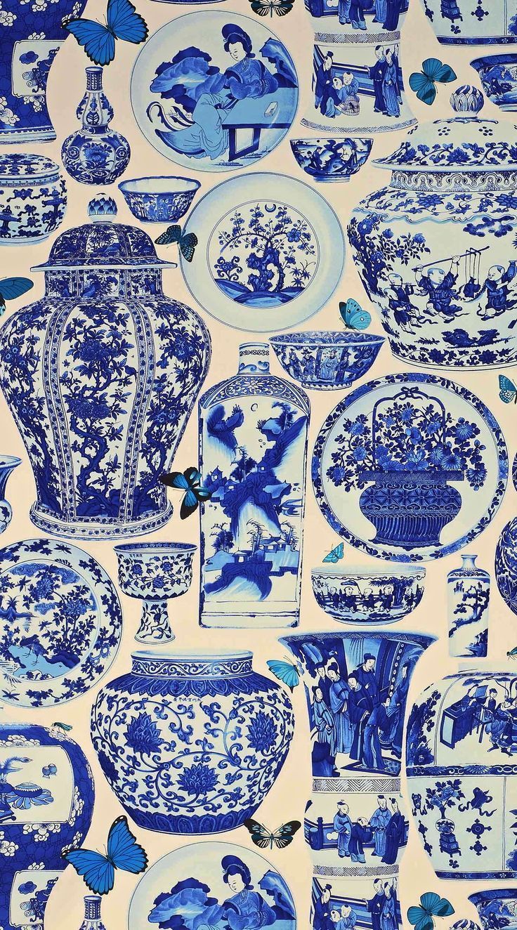 Blue and White Porcelain Wallpapers - Top Free Blue and White Porcelain