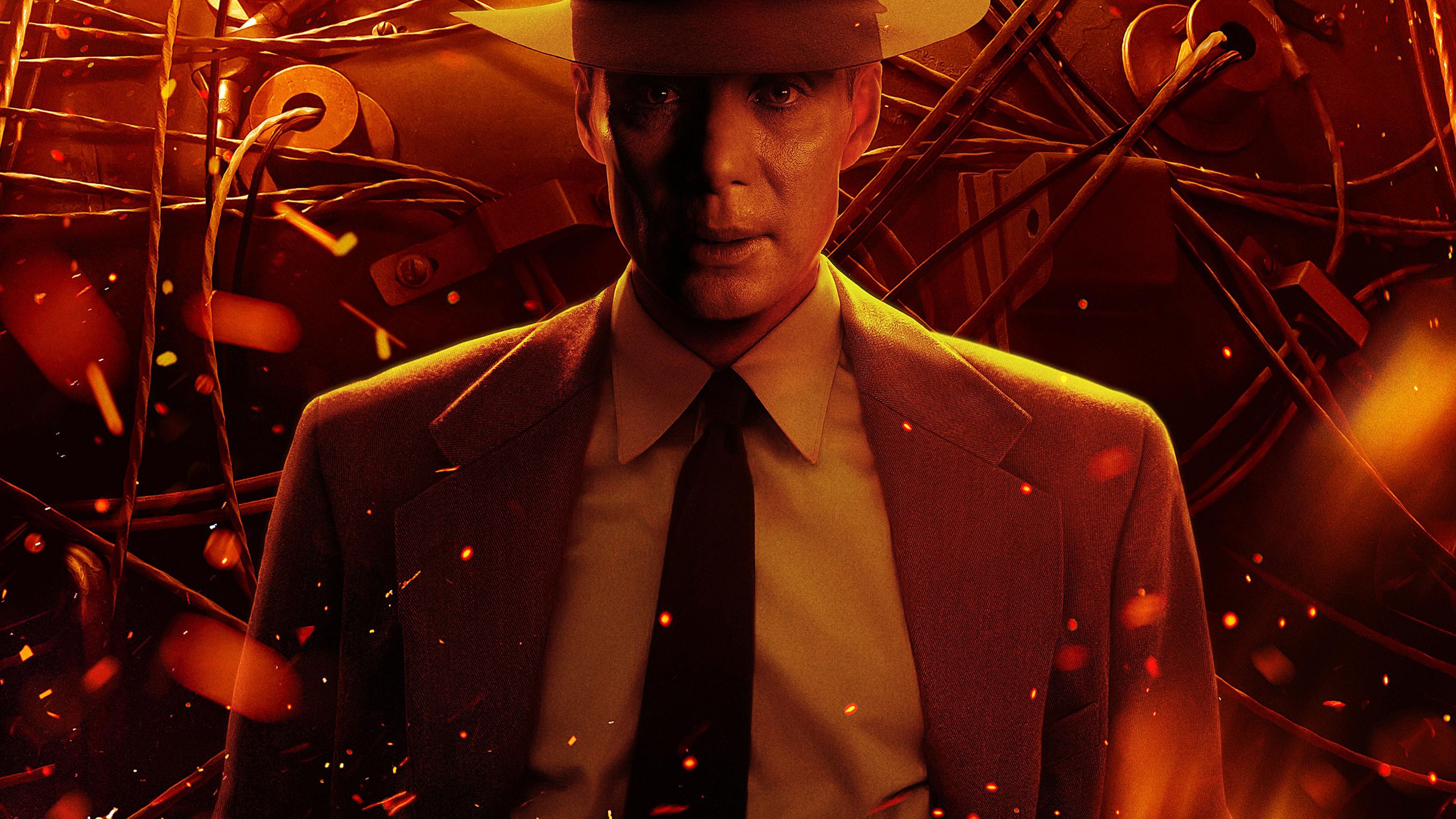 4480x2520 Oppenheimer Wallpaper 4K, Cillian Murphy, 2023 Movies