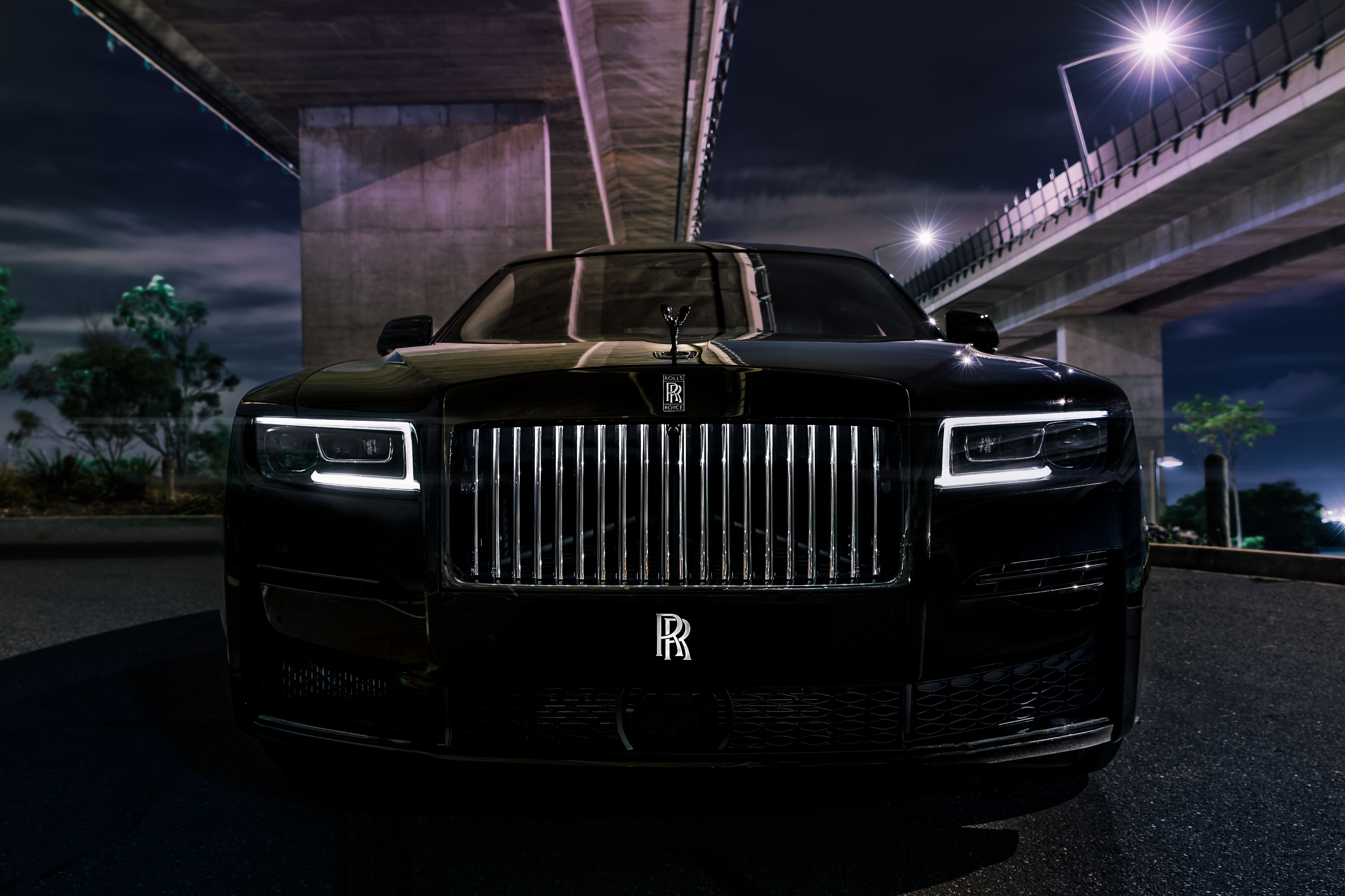 5091x3394 Rolls Royce Black Badge Ghost Wallpaper 4K, 5K
