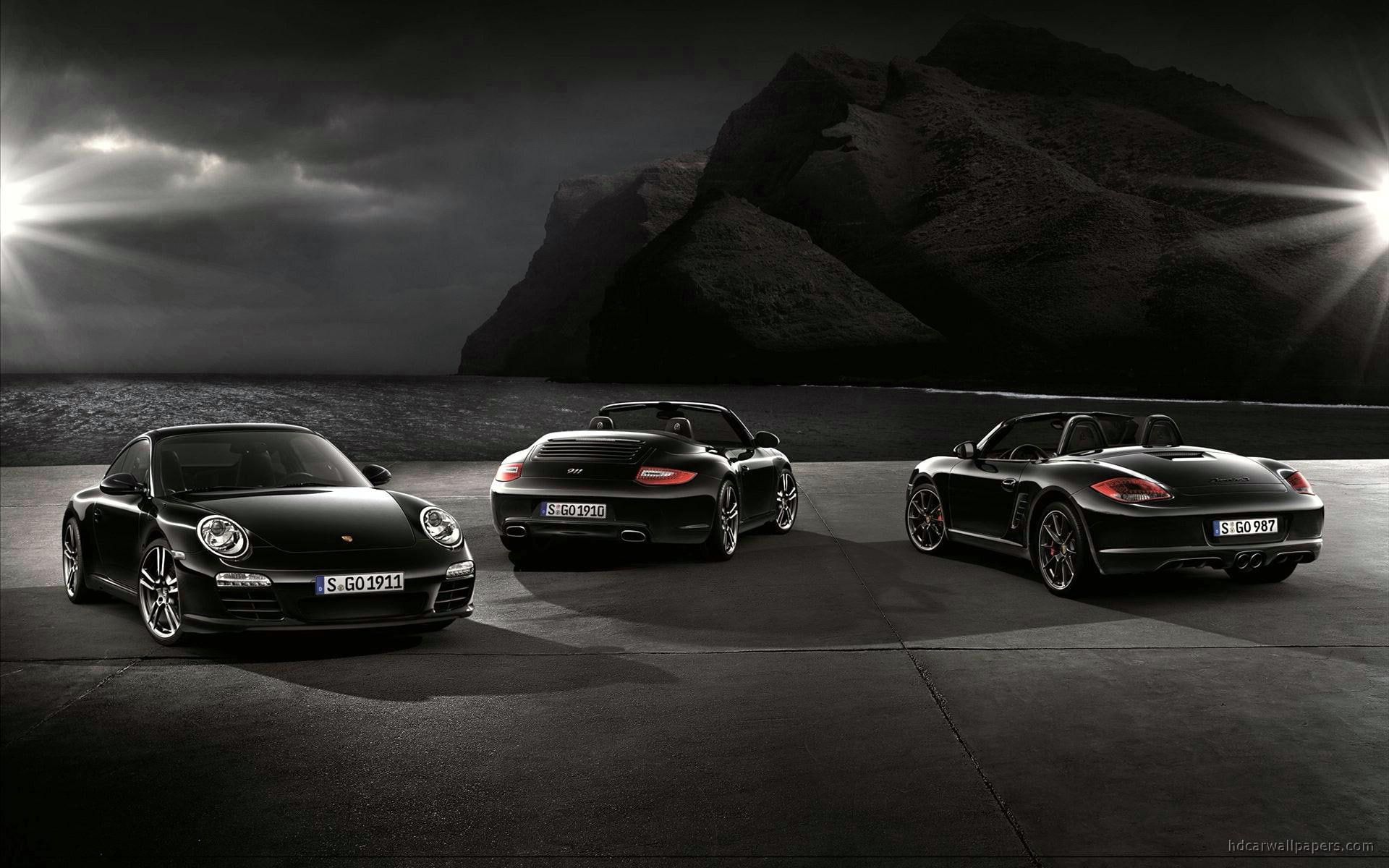 1920x1200 Porsche Boxster S Black Edition, 3 black cars #black #edition # porsche #boxster #cars P #wallpaper #hdwallpap. Black car, Porsche, Porsche boxster