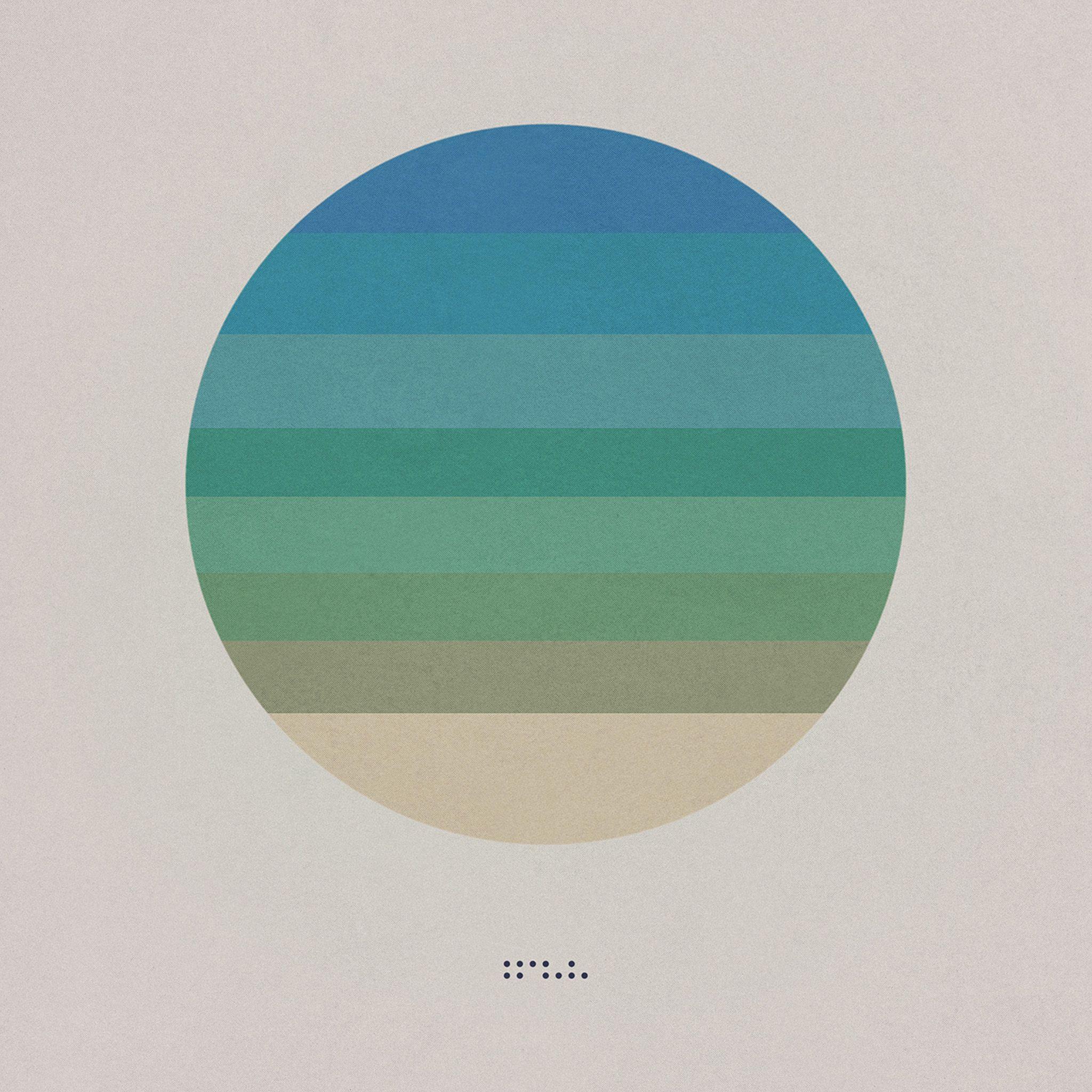 2048x2048 Tycho Art Music Album Cover Illust Simple White Wallpaper