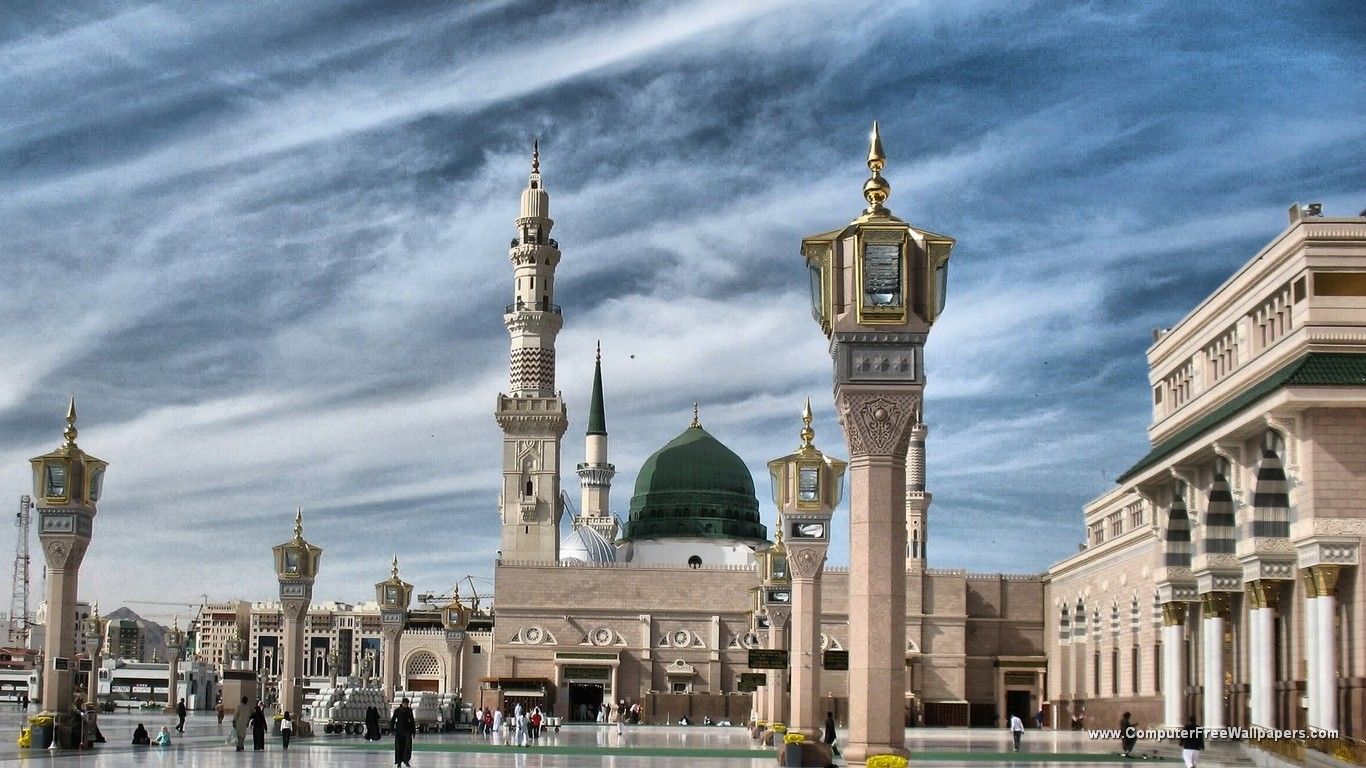 1366x768 Free download Awesome HD Wallpaper Collection Masjid E Nabvi Holy Places of [1366x768] for your Desktop, Mobile & Tablet. Explore Wallpaper Masjid HD. Masjid Wallpaper, Masjid Wallpaper, Wallpaper Of Masjid