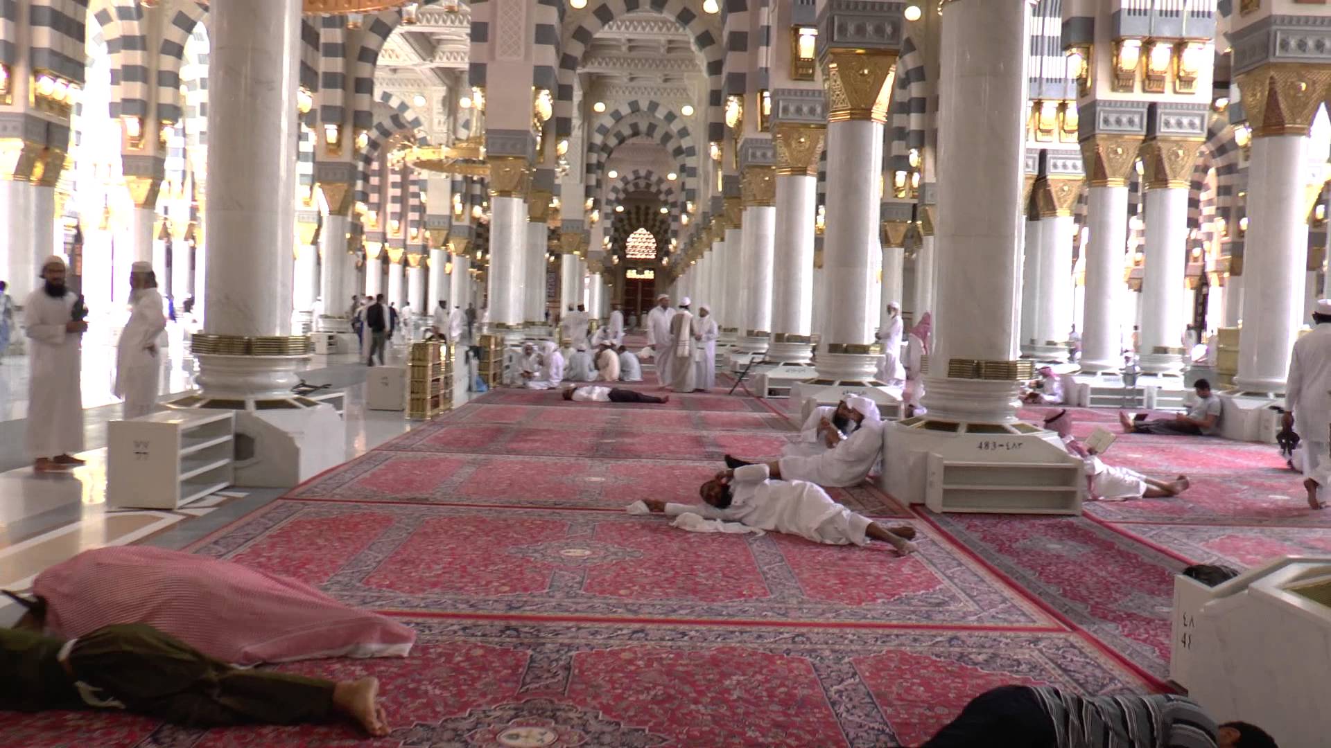 1920x1080 Madinah Masjid Al Nabawi Interior