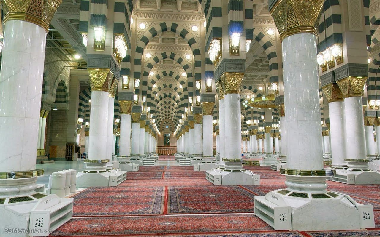 1280x800 Madina (Masjid Al Nabawi). Wall wallpaper, Mosque, Picture wall
