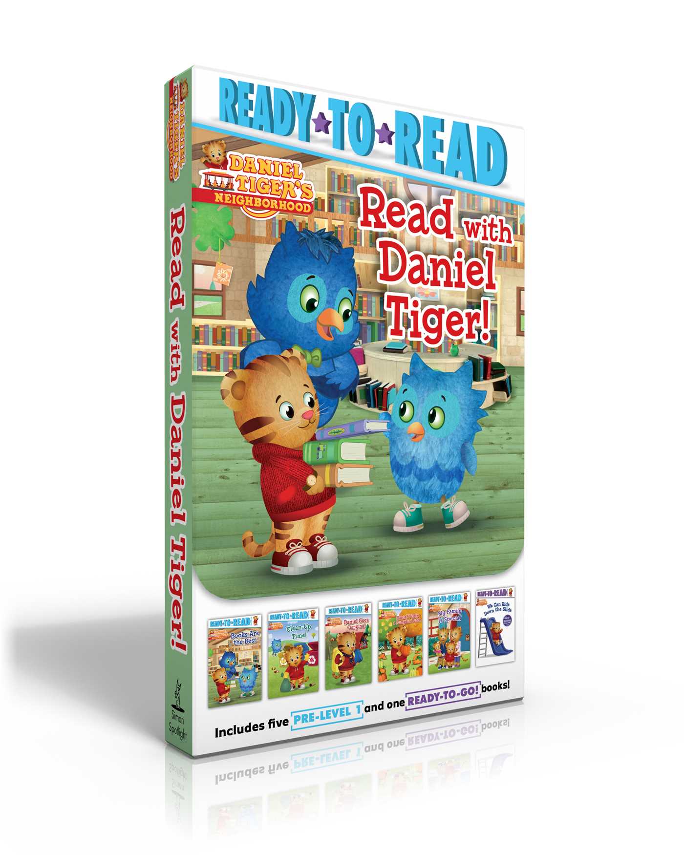 1400x1750 Read with Daniel Tiger! (Boxed Set). Book by Various, Jason Fruchter. Official Publisher Page. Simon & Schuster