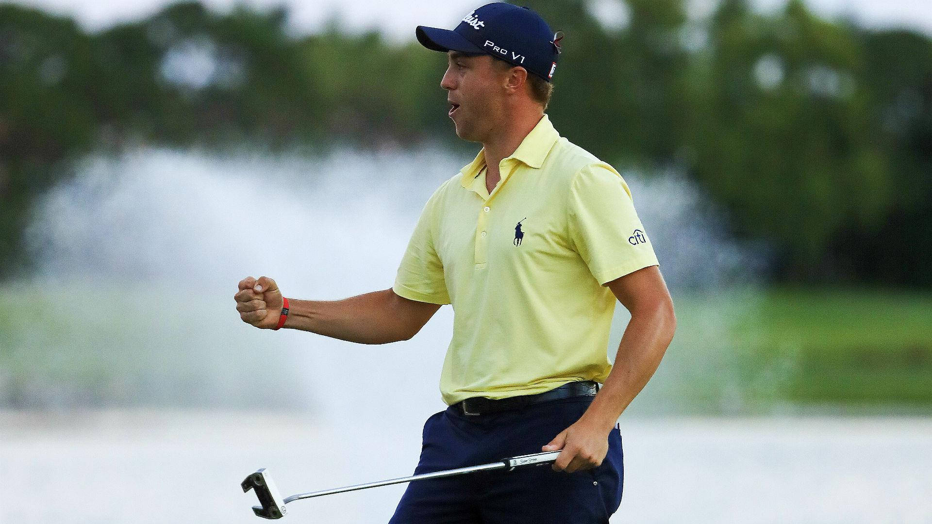 1920x1080 Download Happy Justin Thomas Wallpaper