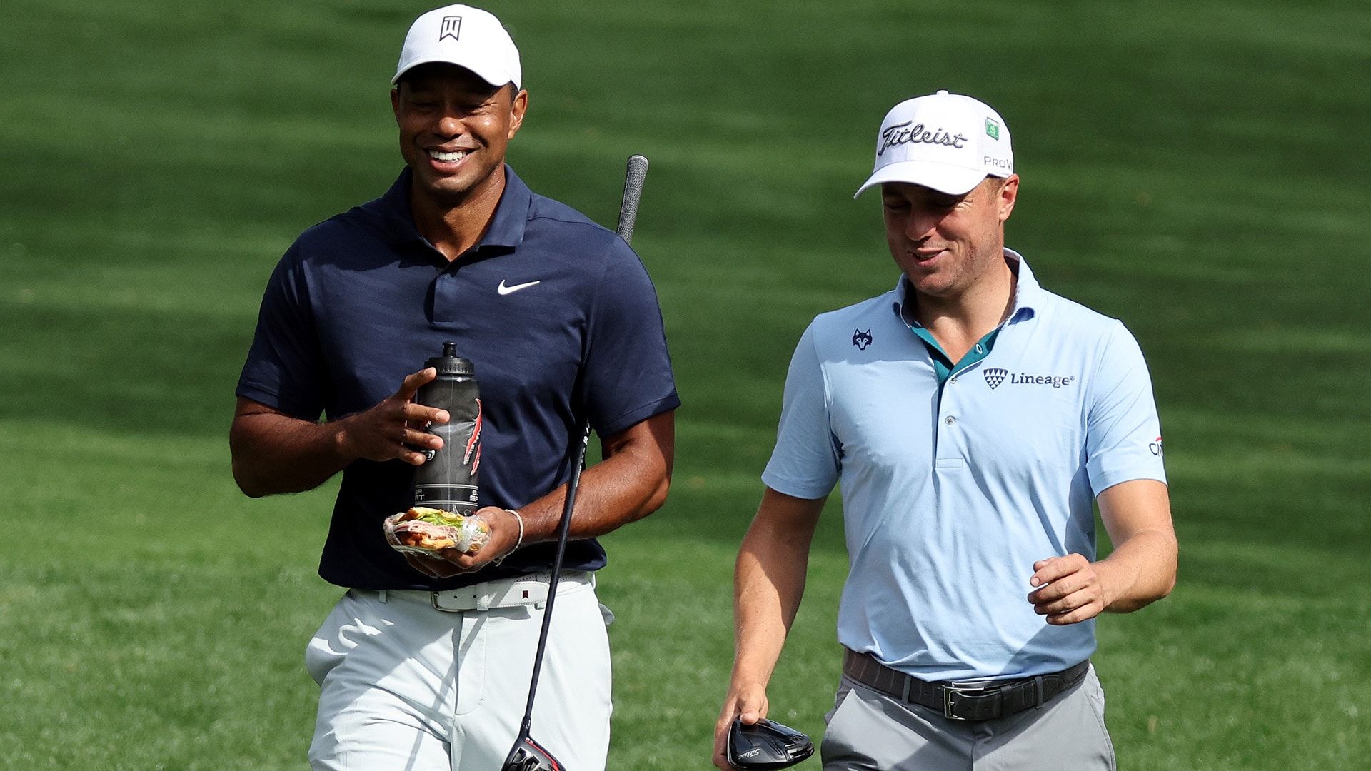 1920x1080 Justin Thomas jokes that Tiger Woods will still give him grief after winning 2022 PGA