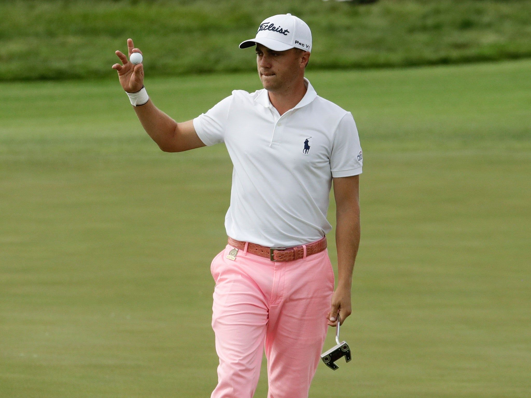 2048x1536 US Open: Justin Thomas makes history with record score but lags behind Brian Harman at end of third round