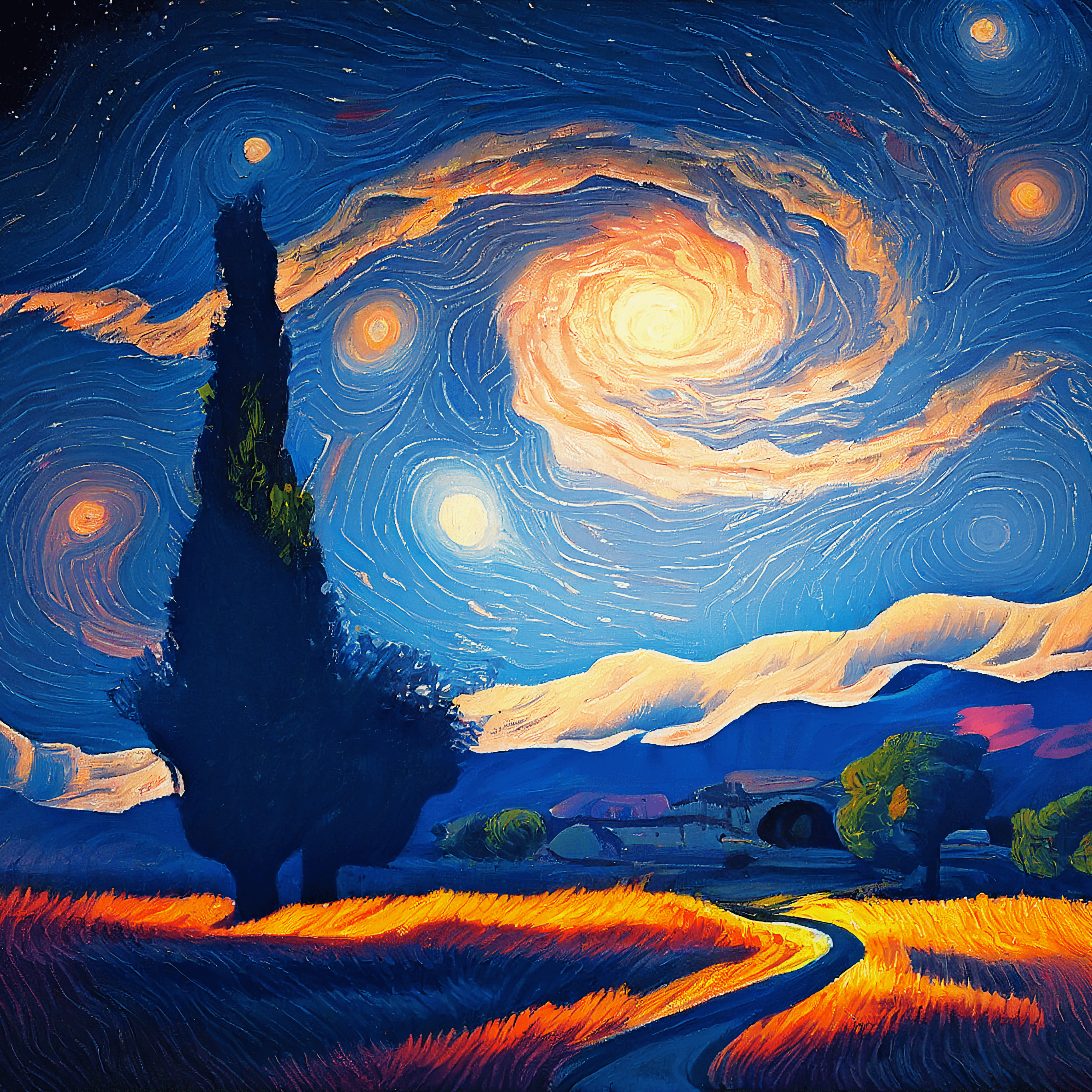2732x2732 macOS + Van Gogh