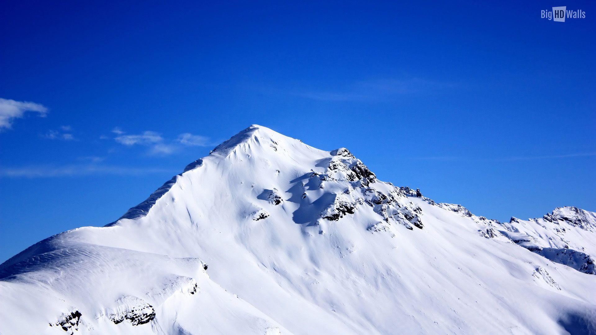 1920x1080 Đỉnh núi tuyết bao phủ Hình nền HD