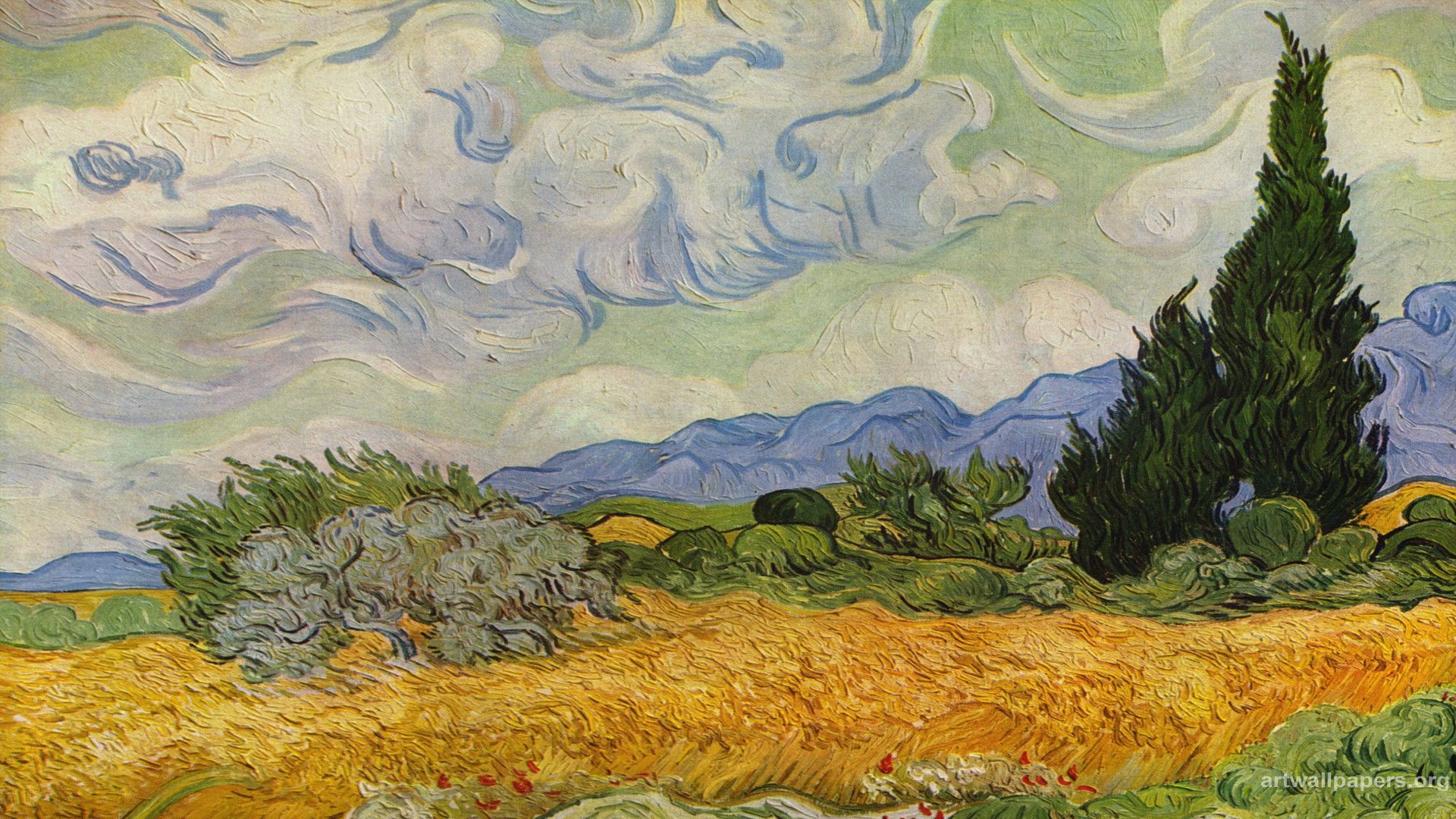 1920x1080 Van Gogh Wallpaper
