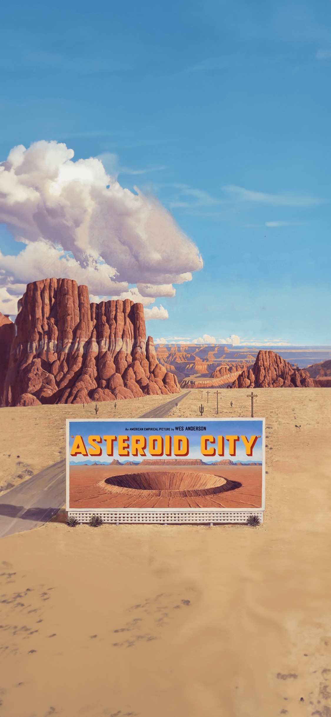 1125x2436 Asteroid City Wallpaper V2