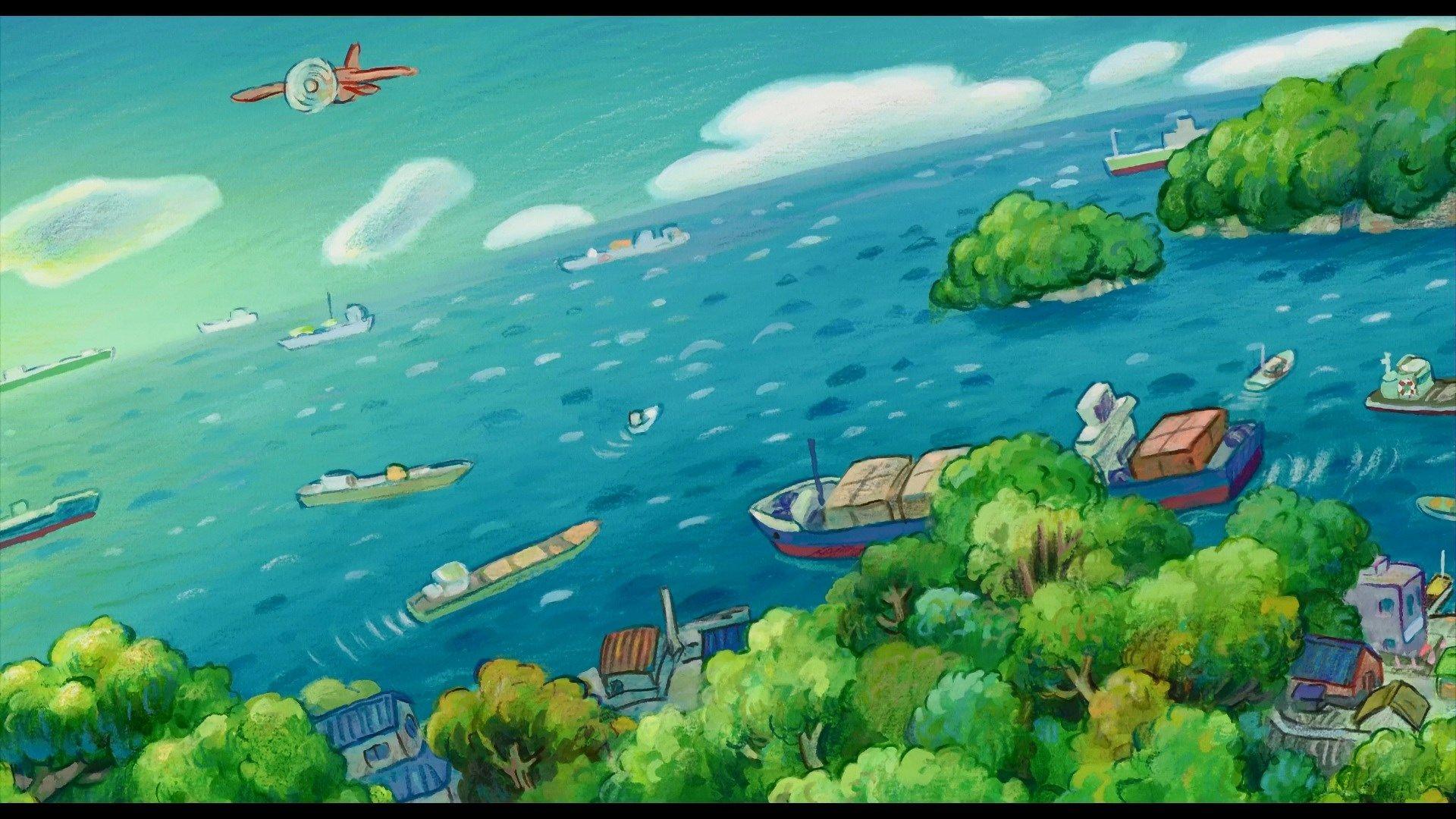 1920x1080 Ponyo Wallpaper Image