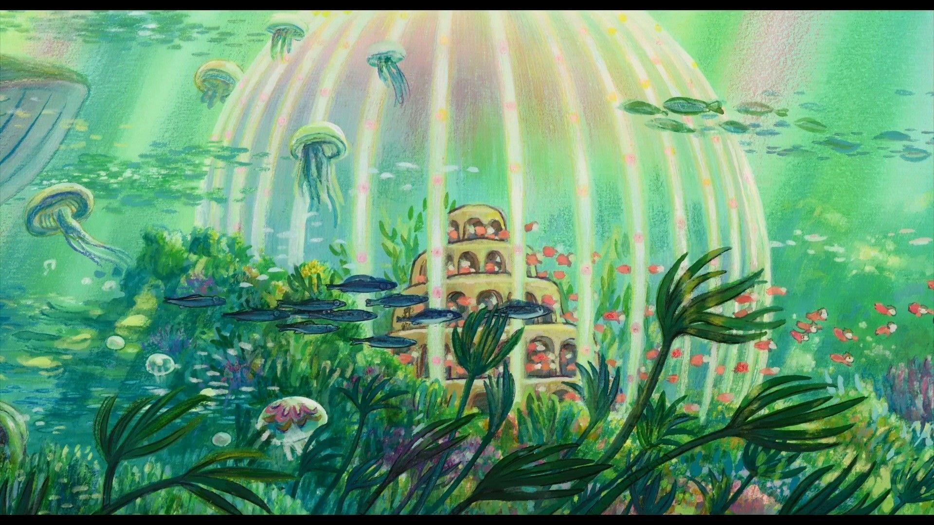 1920x1080 Ponyo Wallpaper