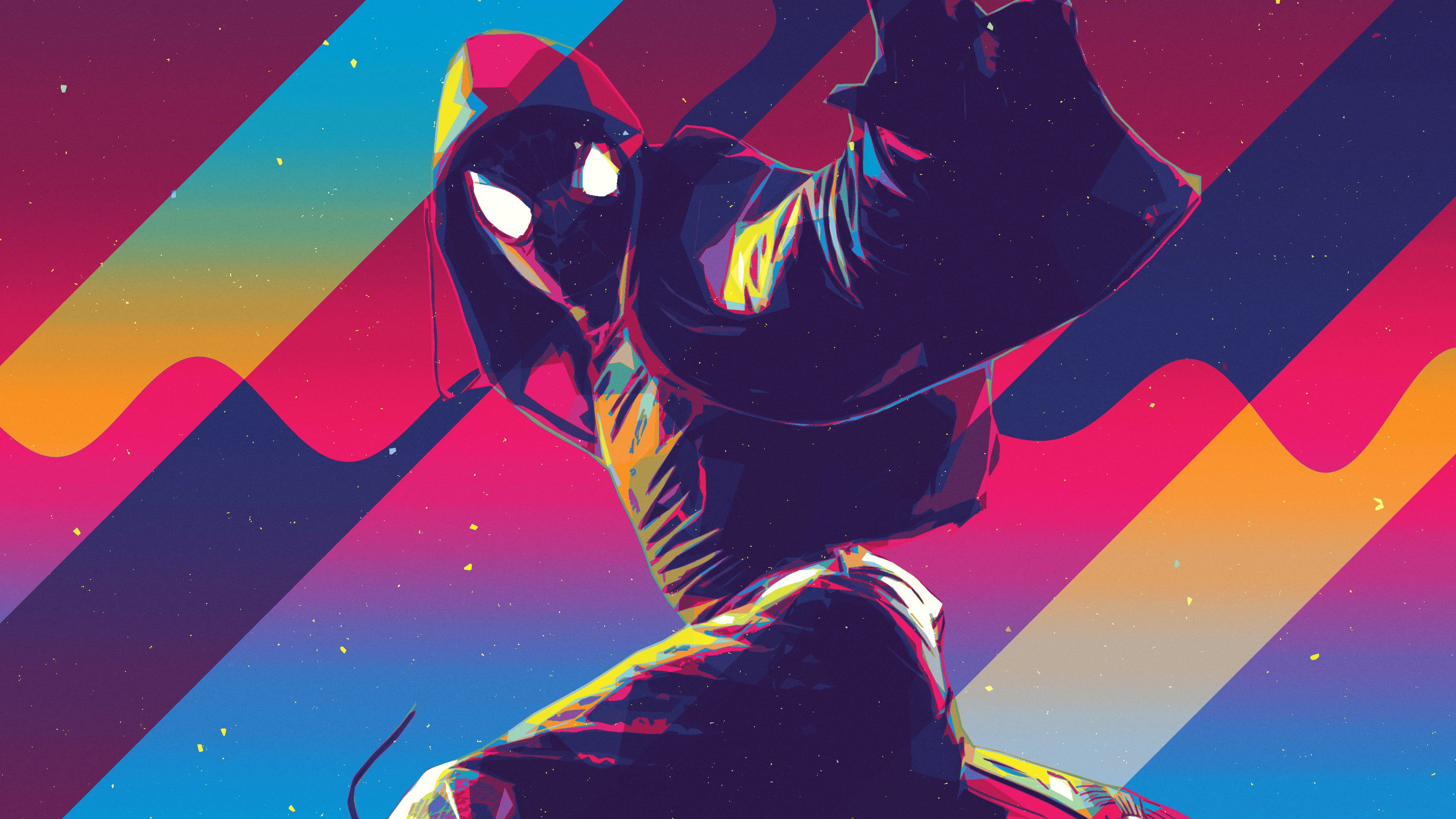 3574x2010 Wallpaper / Movie, 2K, Spider Man: Into The Spider Verse, Spider Man, Miles Morales Free Download