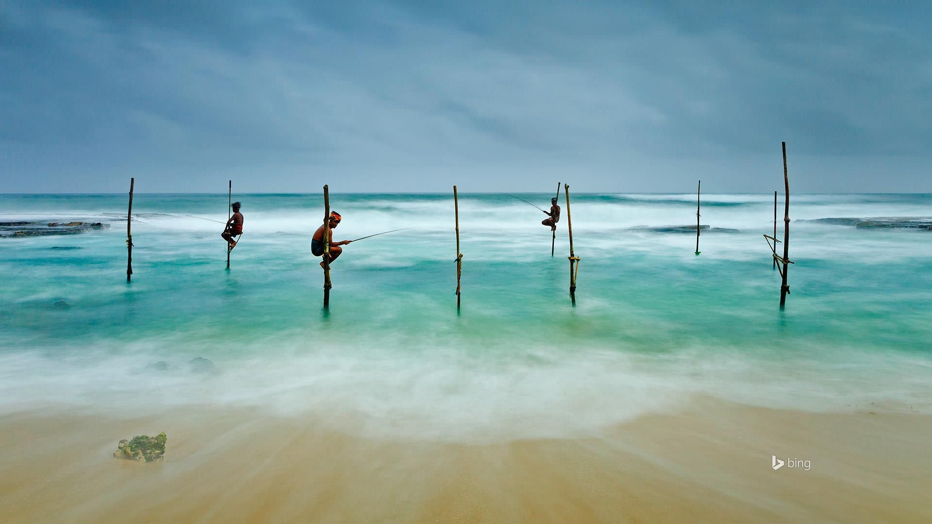 1920x1080 Sri Lanka Can Caracas Beach Bing Theme Wallpaper