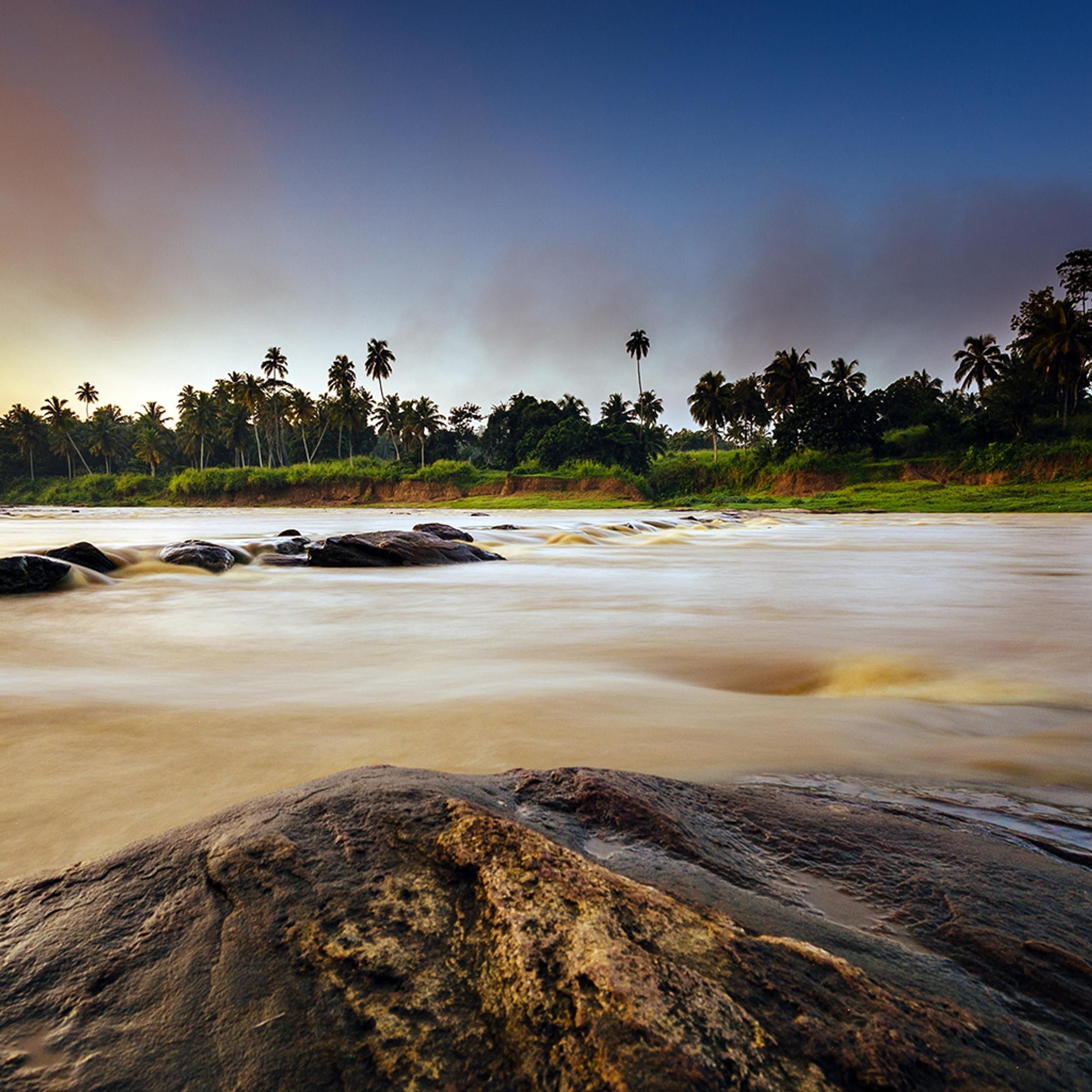 2524x2524 River From Pinnawala, Sri Lanka