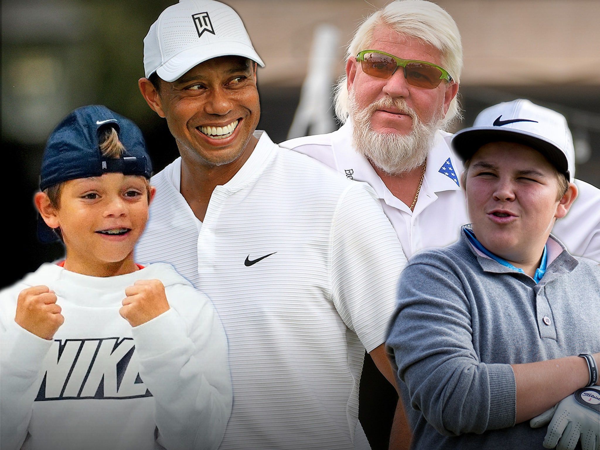 2048x1536 Tiger Woods & 11 Year Old Son To Battle John Daly & His Son In Epic Golf Tourney