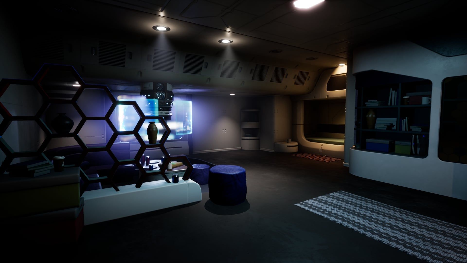 1920x1080 Cyberpunk apartments in Props