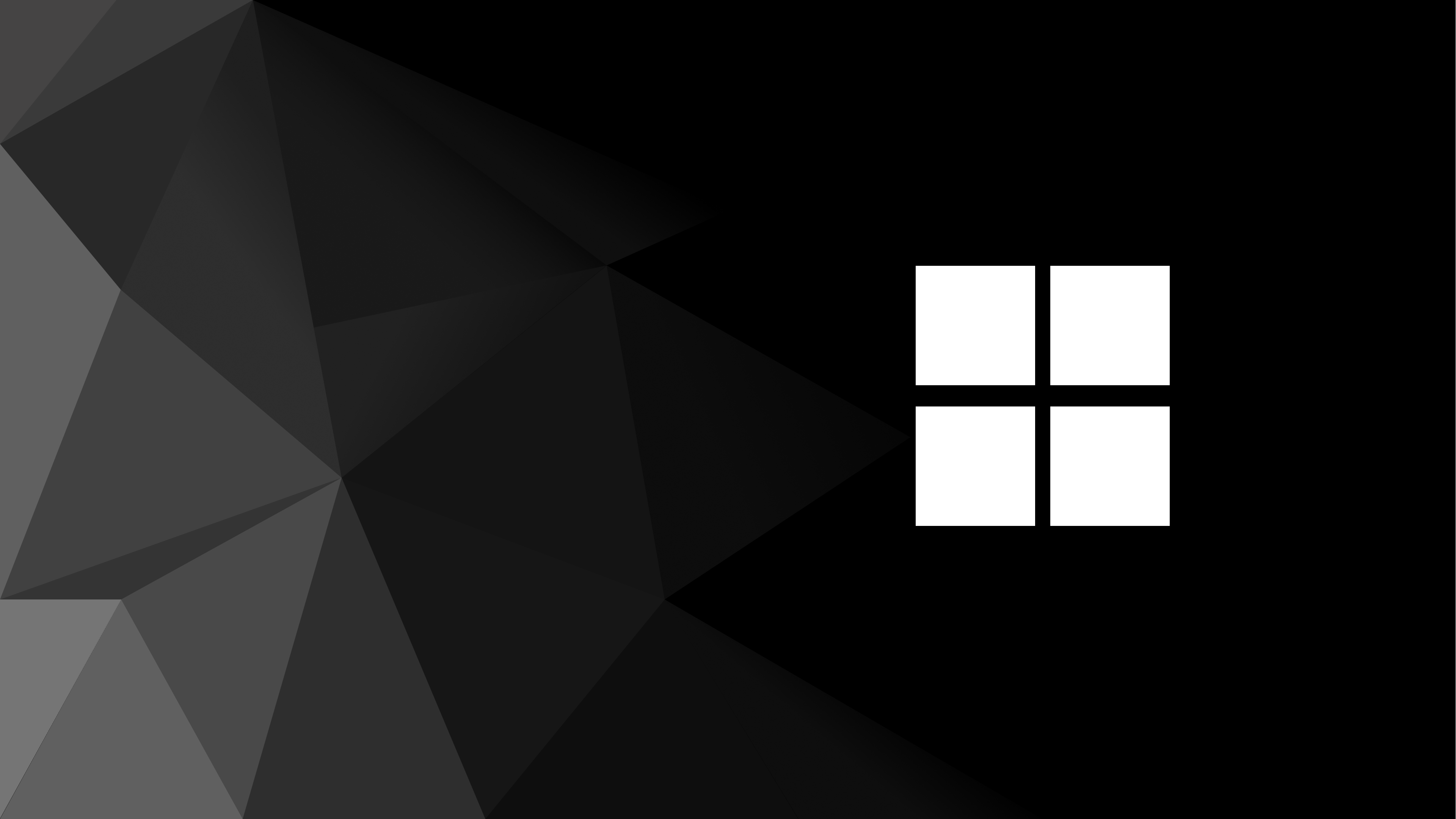 3840x2160 Windows 11 4K Low Poly Logo Minimalist, HD Wallpaper