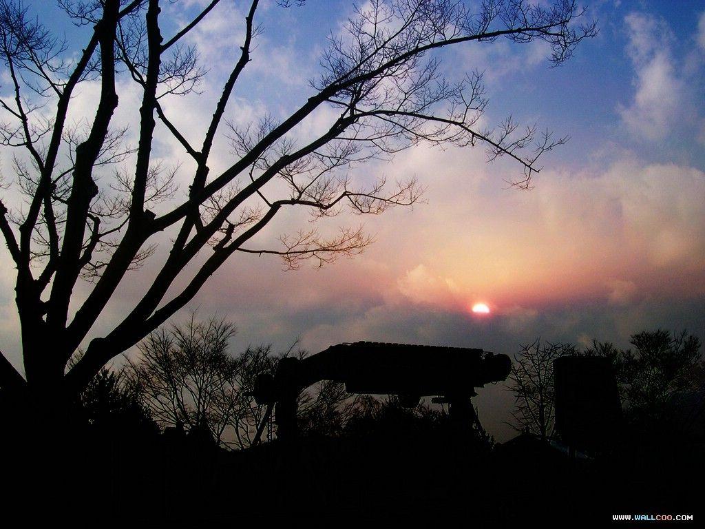 1024x768 Beautiful Korea & Sunset from the mountain 1024x768 NO.5