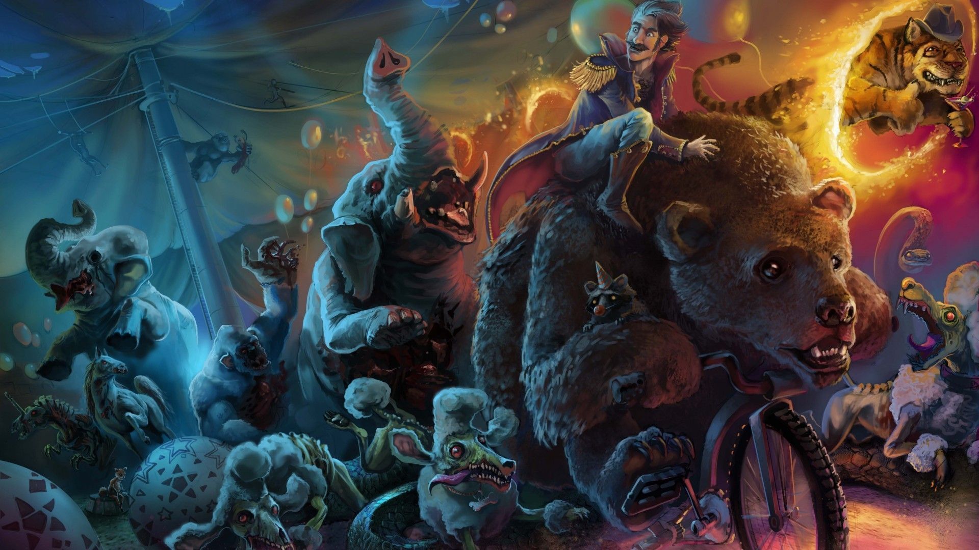 1920x1080 Scary Zombie Wallpaper