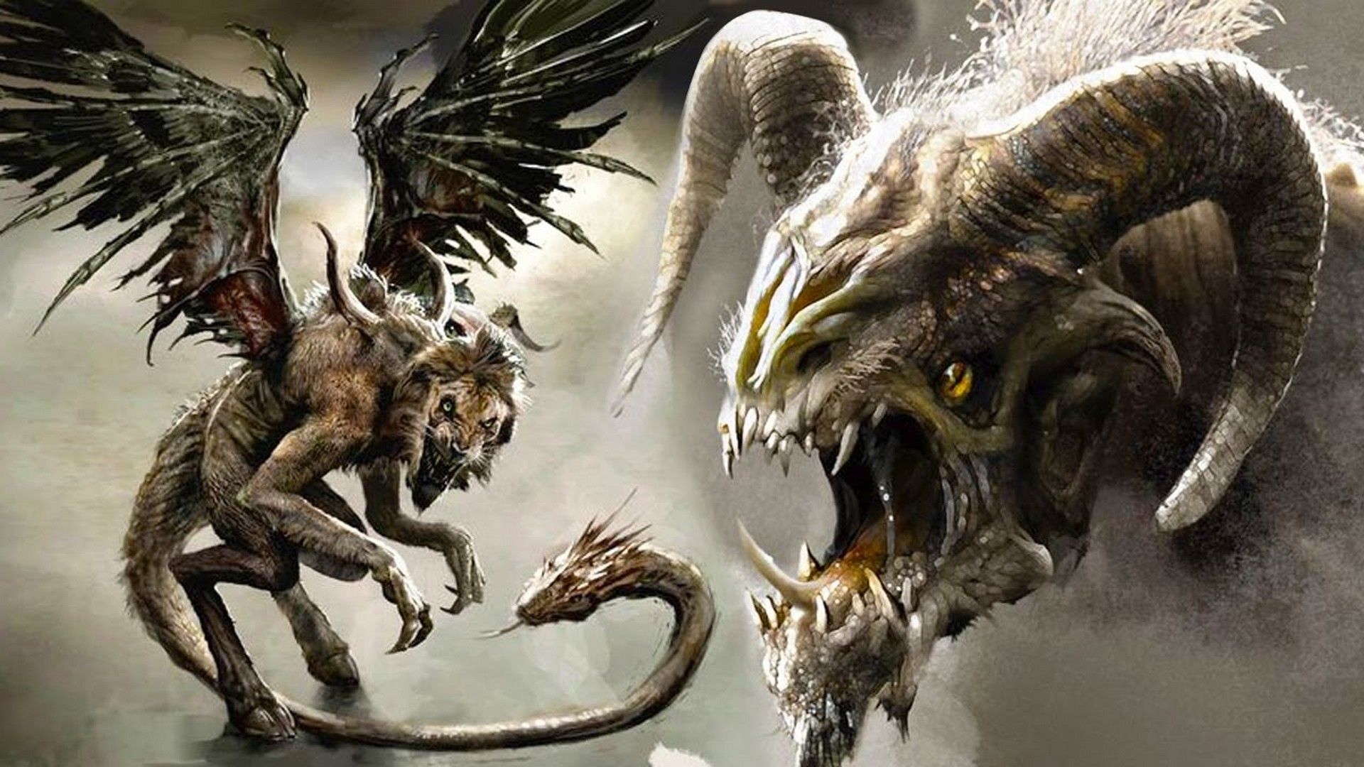1920x1080 Griffins Mythical Creatures Wallpaper