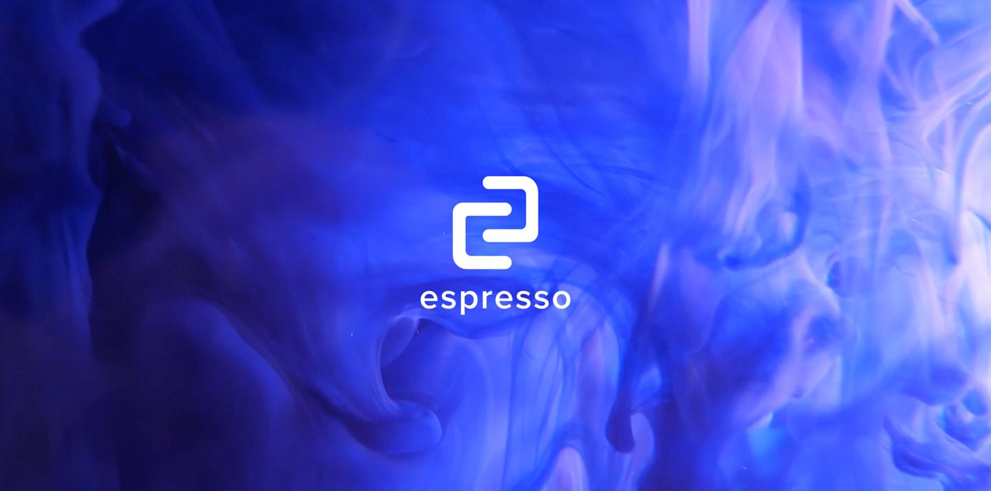 1440x713 Website and Photography. espresso Displays. The Being Group