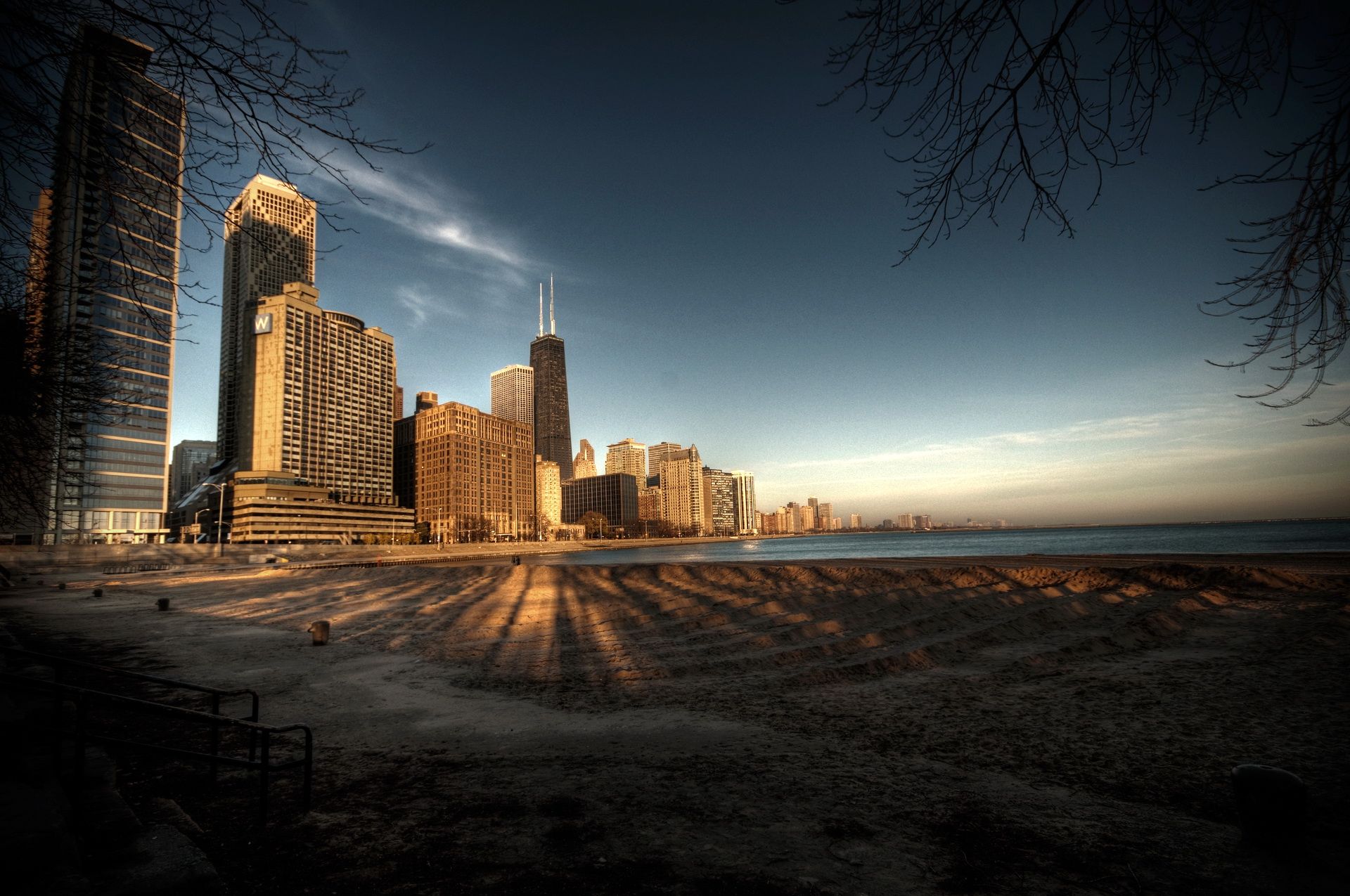1920x1275 Photos Chicago city USA HDRI Sky Coast Branches Cities 1920x1275