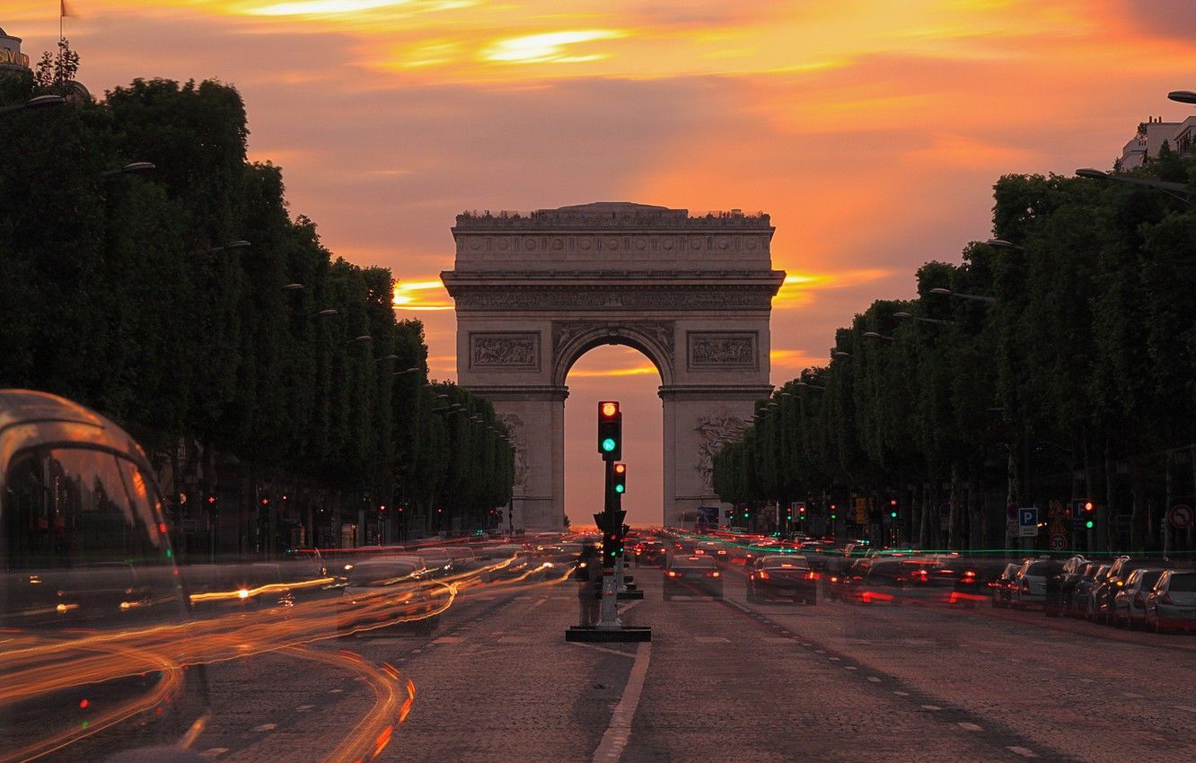 1332x850 Champs Elysees Wallpaper