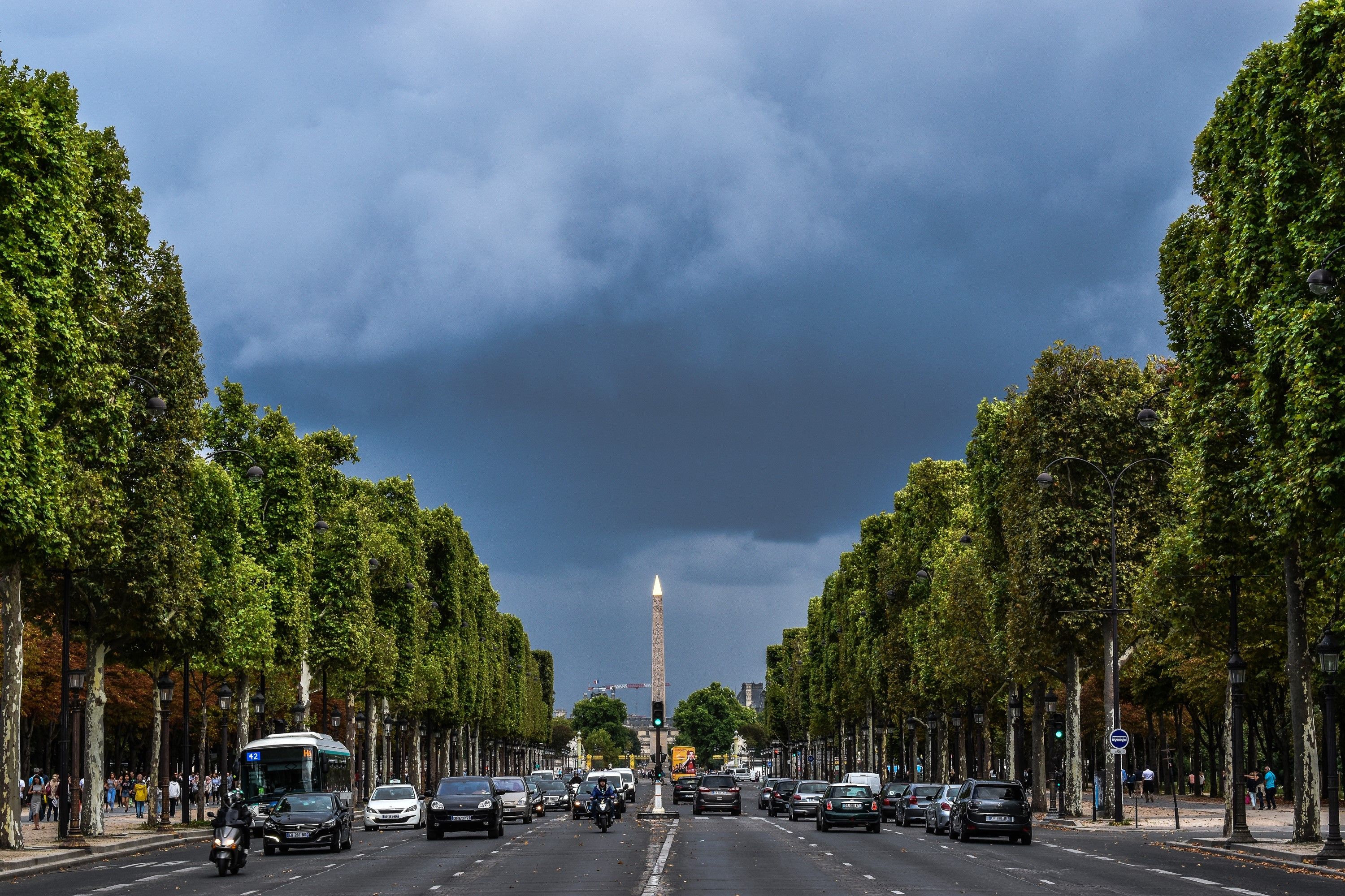 3000x2000 Champs Elysees, France, Roads, Paris Gallery HD Wallpaper