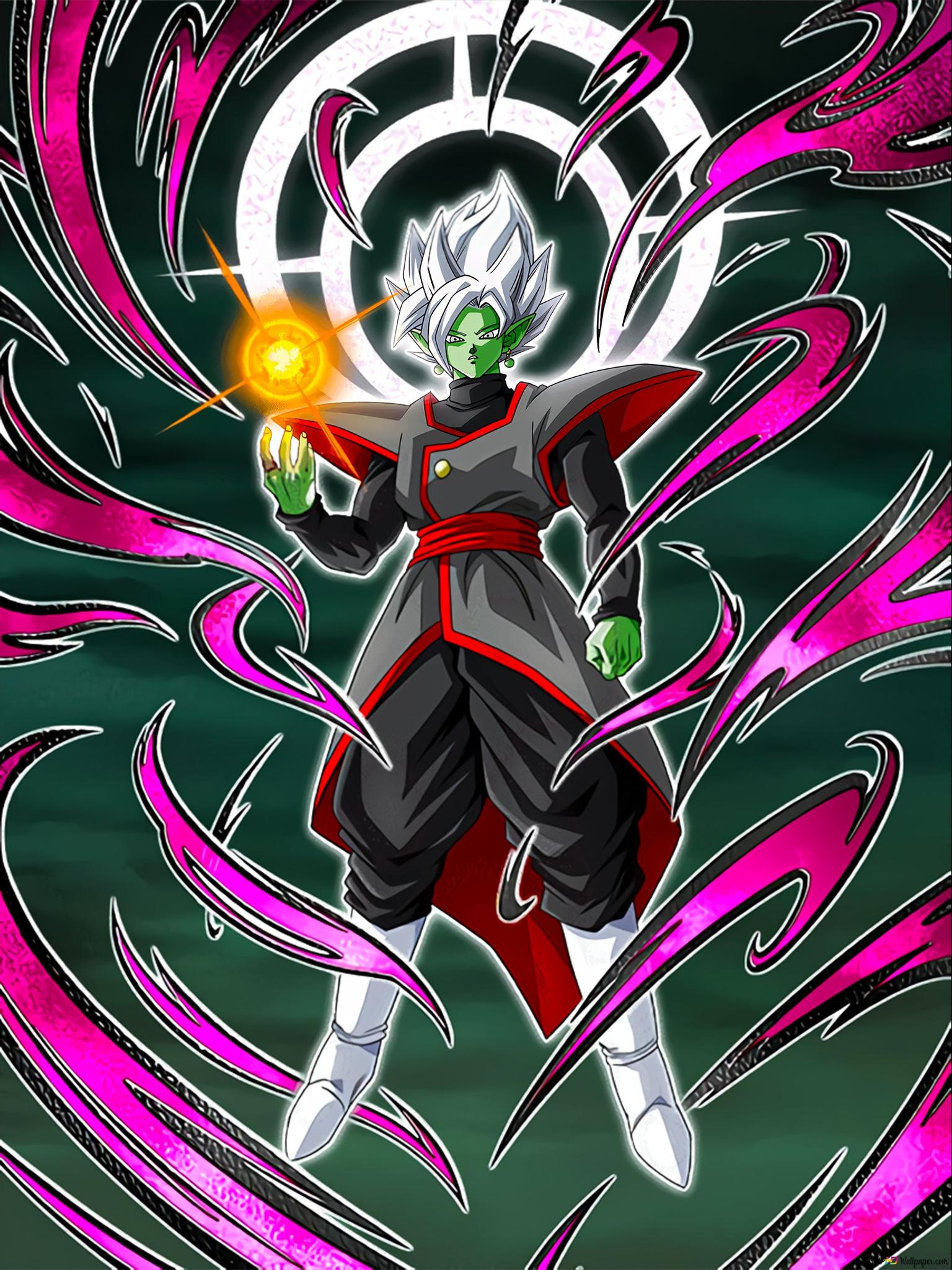 1536x2048 SSR Fused Zamasu Dragon Ball Super from Dragon Ball Z Dokkan Battle HD wallpaper download