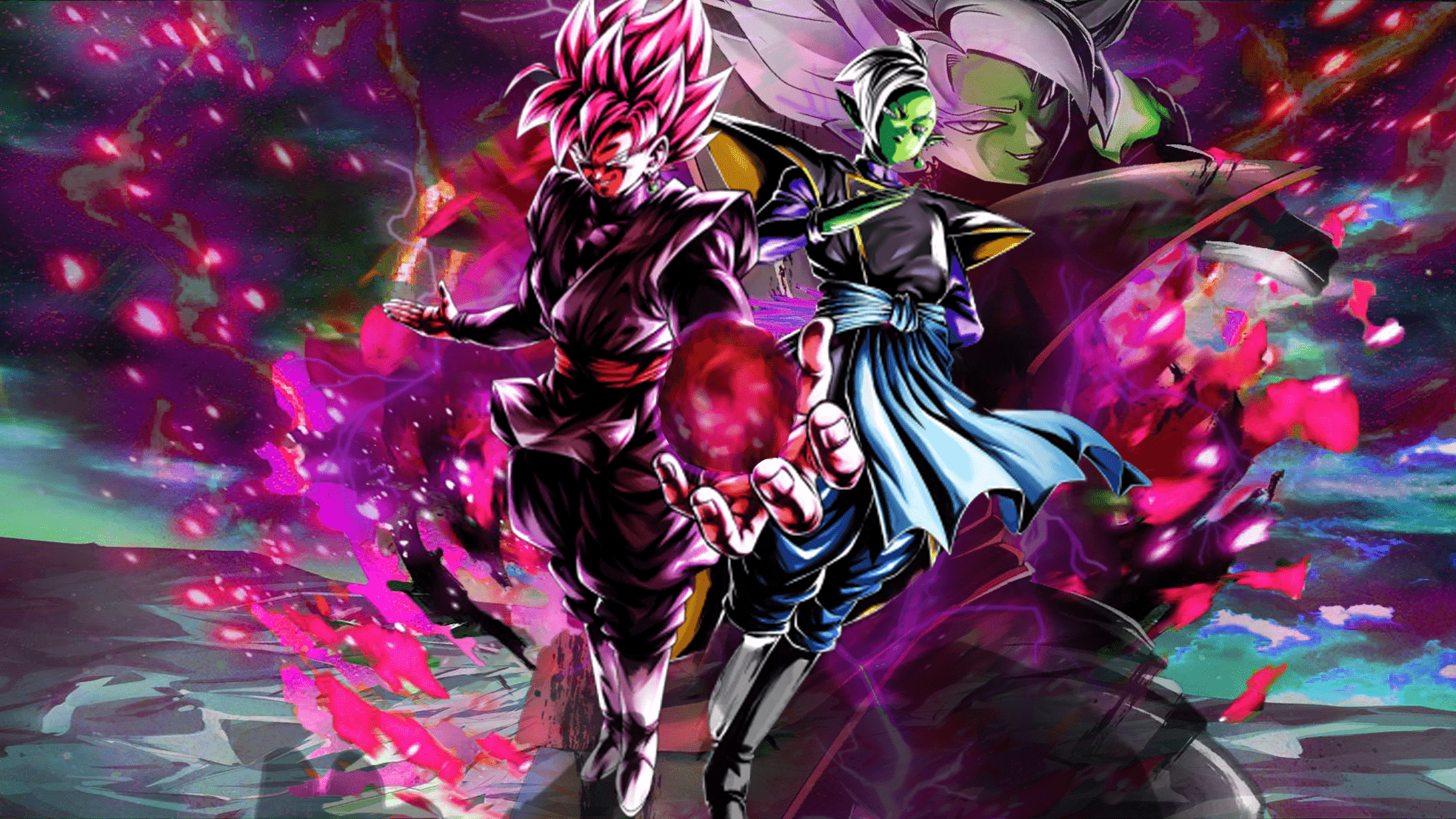 1966x1106 Fused Zamasu Computer Wallpaper