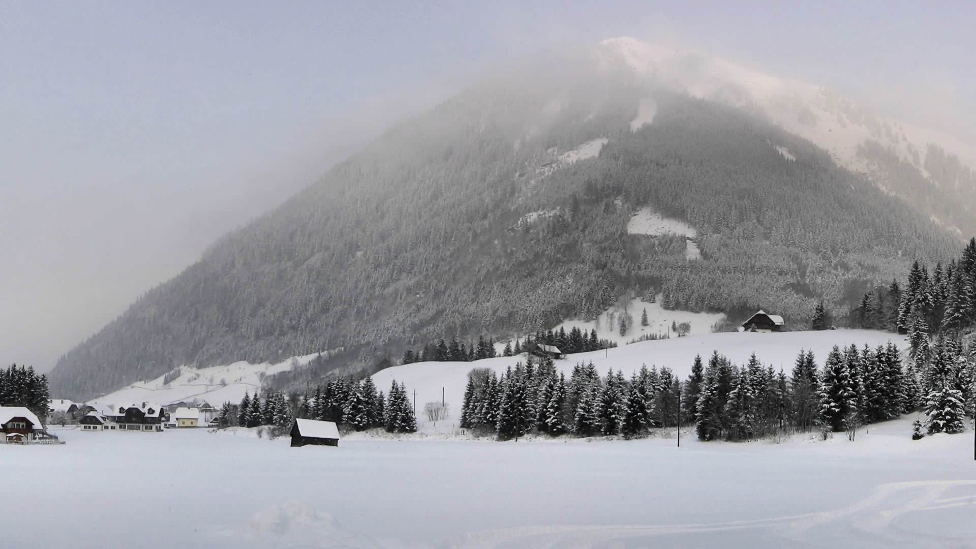 1920x1080 Winter Dual Screen Wallpaper