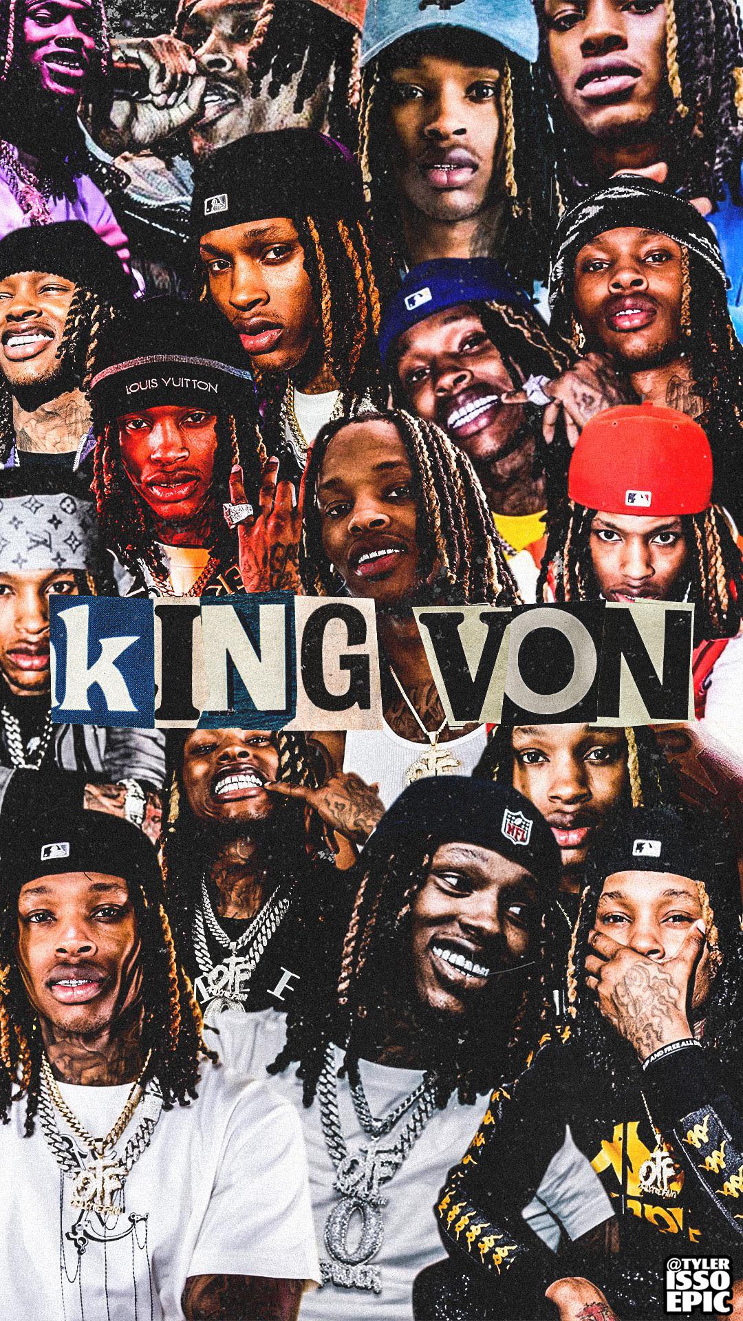 1080x1920 Free download King Von Wallpaper on [1080x1920] for your Desktop, Mobile & Tablet. Explore King Von Phone Wallpaper. Kat Von D Wallpaper, Kat Von D Background, Wallpaper King