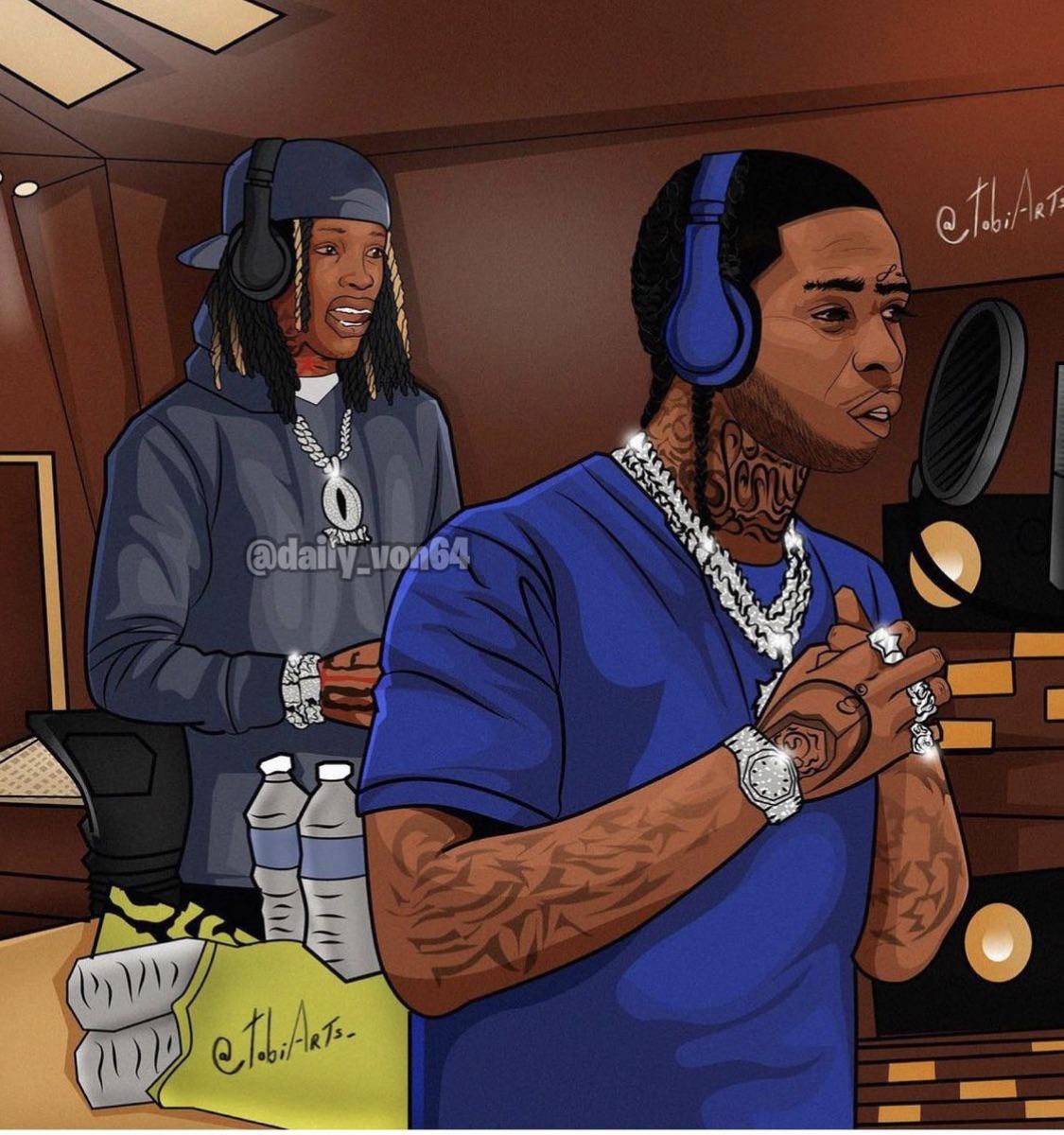 1125x1200 Pop Smoke x King Von. would yall rock wit it?