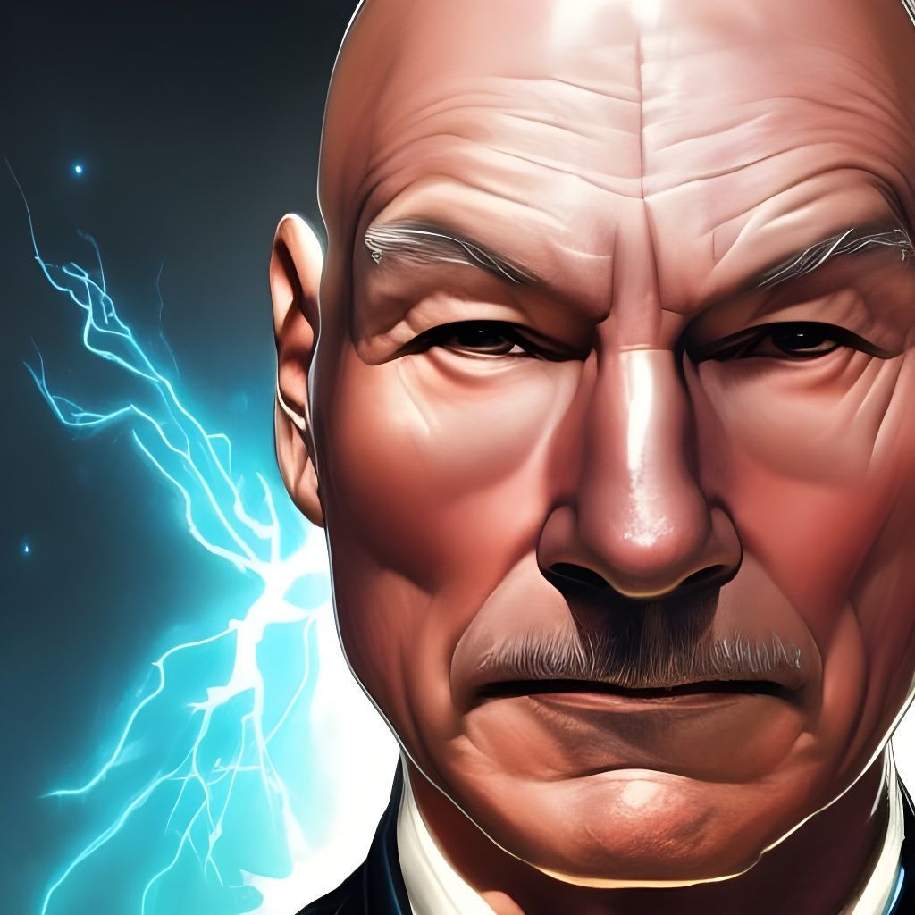 1024x1024 Charles Xavier Generated Artwork