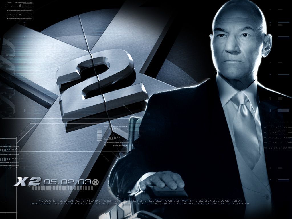 1024x768 Professor X Men Wallpaper