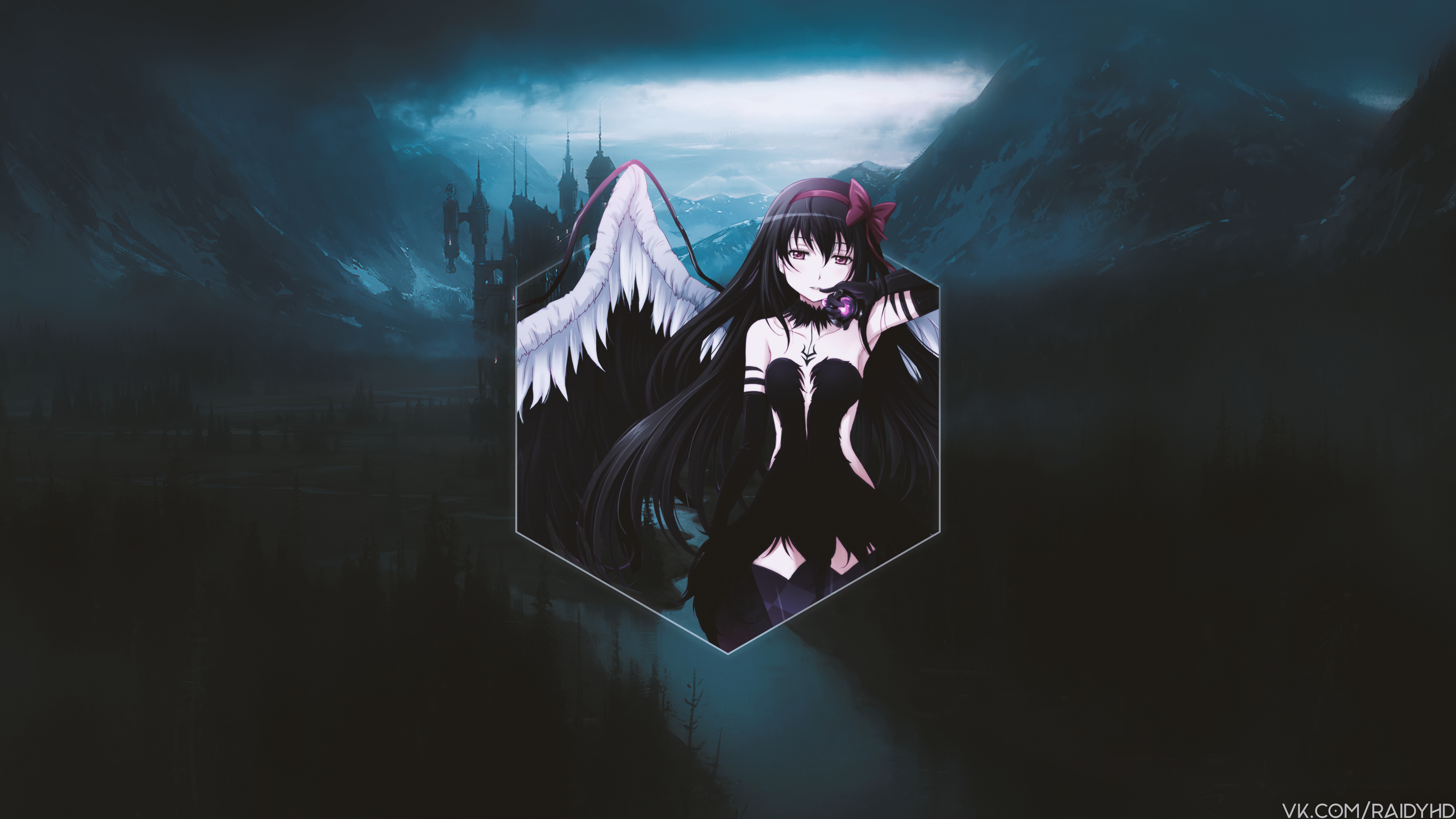 3840x2160 Wallpaper / Akemi Homura, Anime Girls, Anime, Picture In Picture, Mahou Shoujo Madoka Magica Free Download